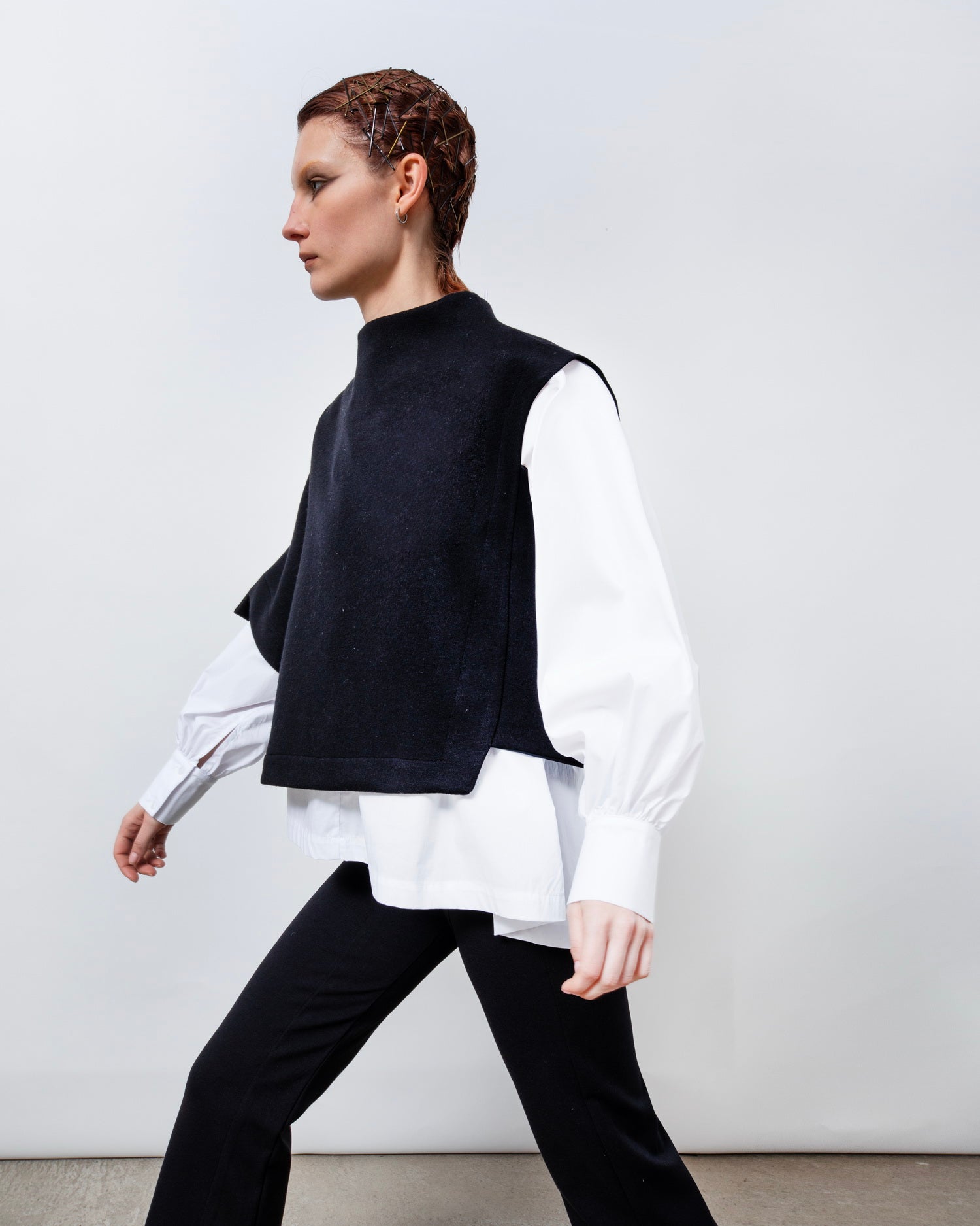 Bascoa Knit Gilet in Black