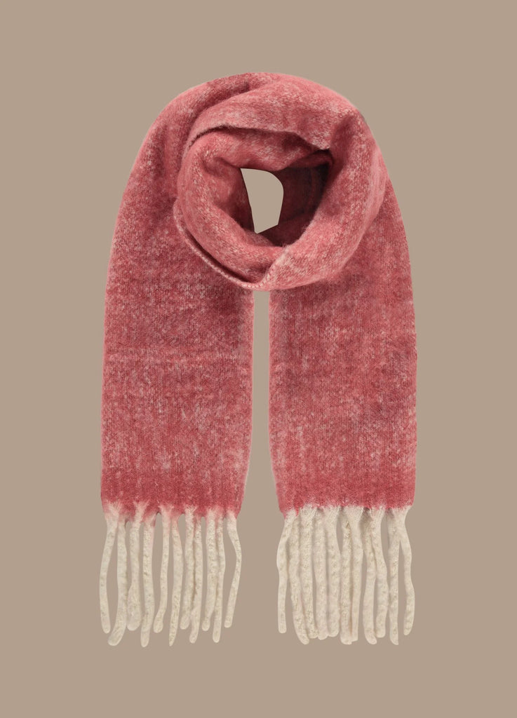 Two Tone Scarf in Red