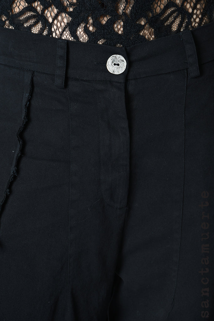 Wide Fit Trouser in Black