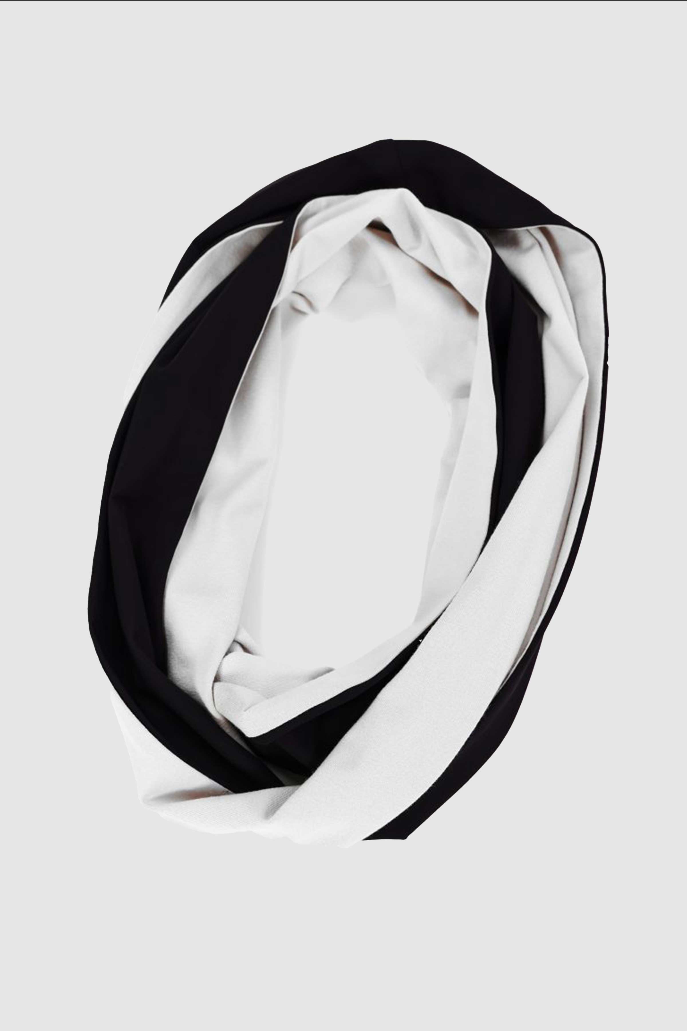 Two Tone Neckpiece in Sand/Black