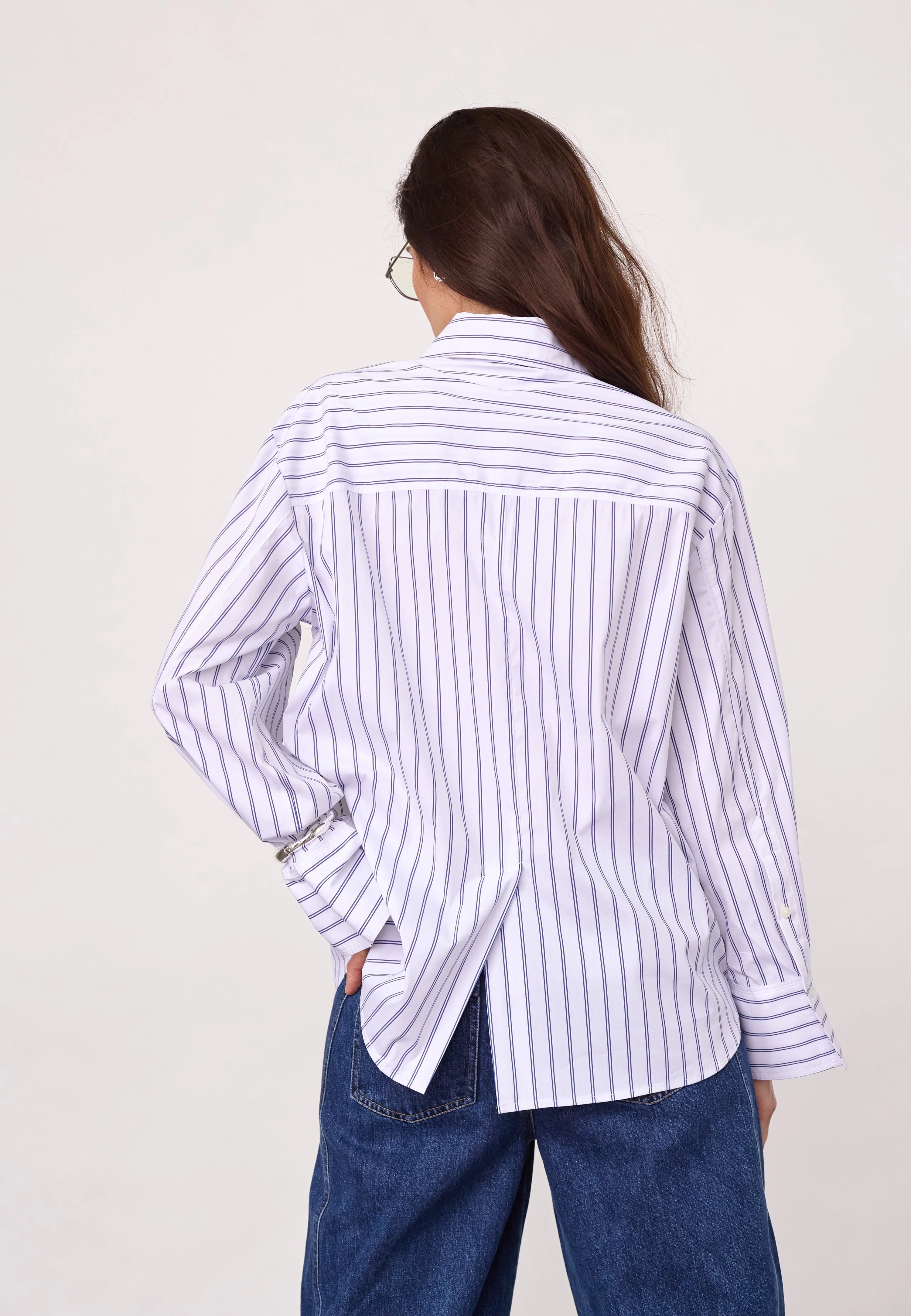 Somocc Stripe Shirt in White