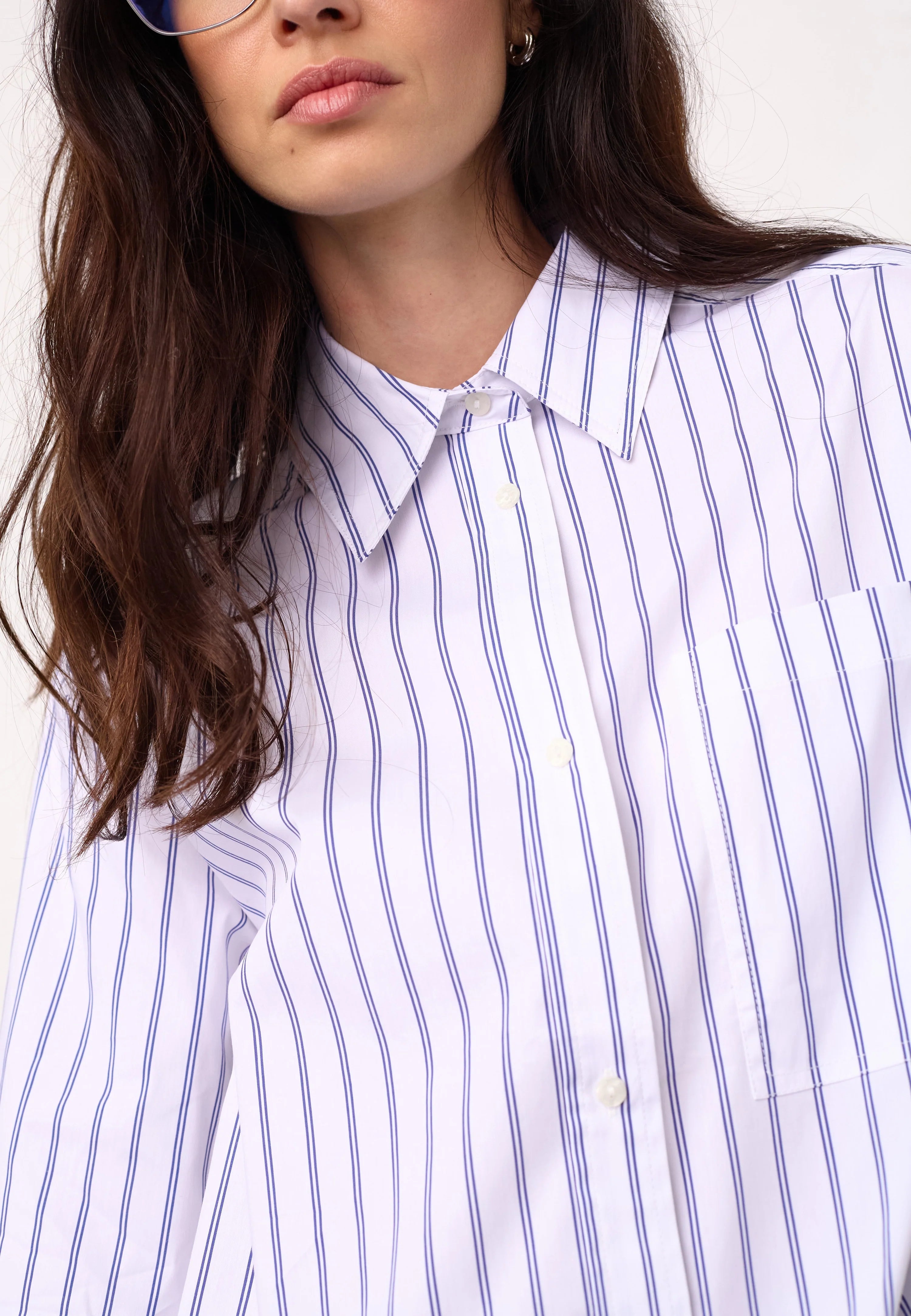 Somocc Stripe Shirt in White