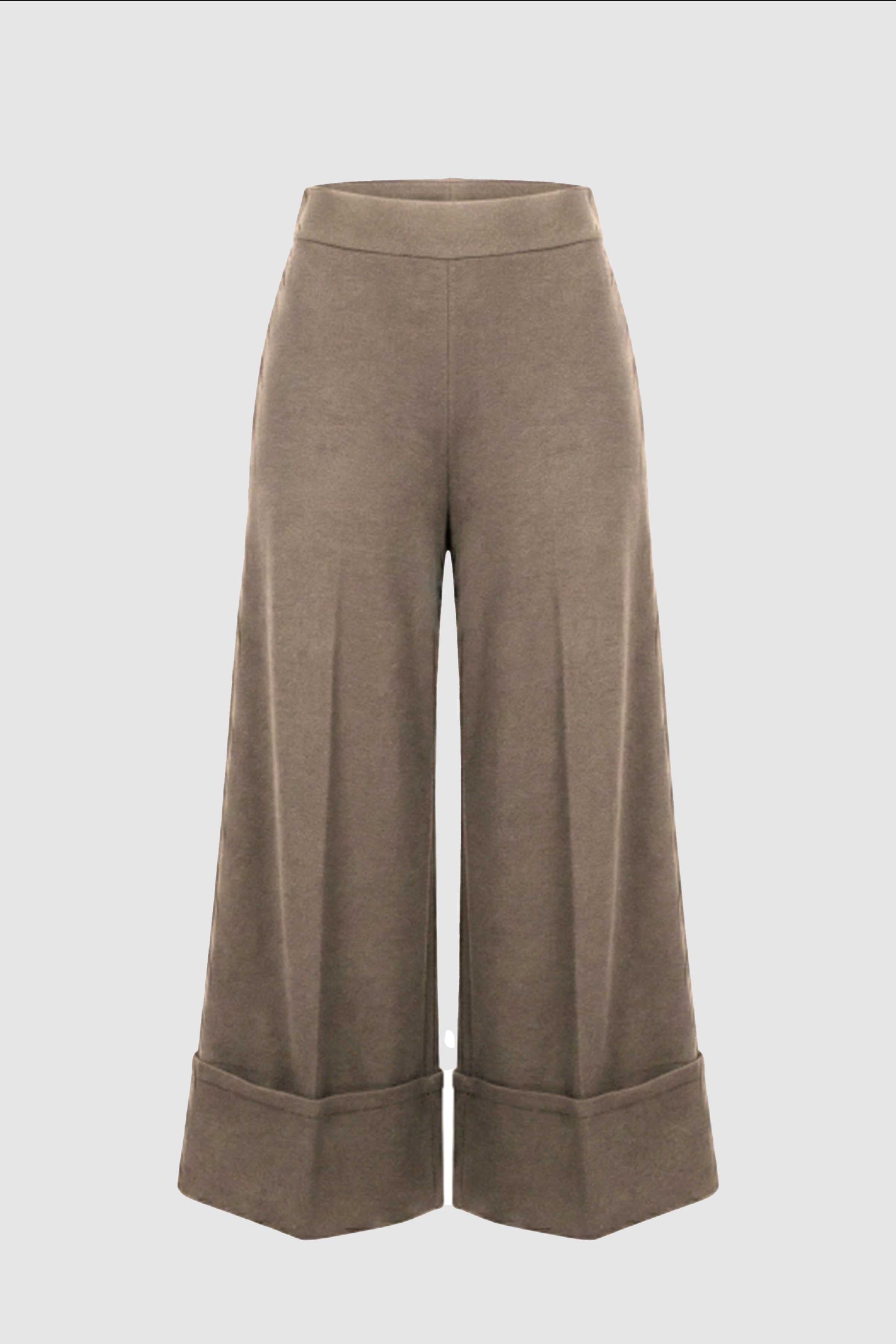 Sophio Wide Leg Trousers in Beige