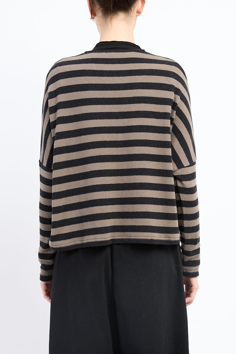 V-Neck Cardigan in Twig