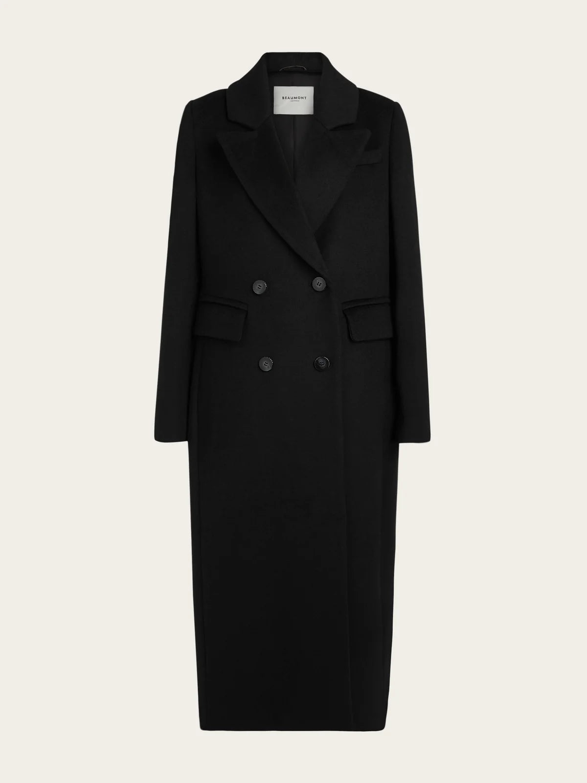 Tiffany Long Coat in Black