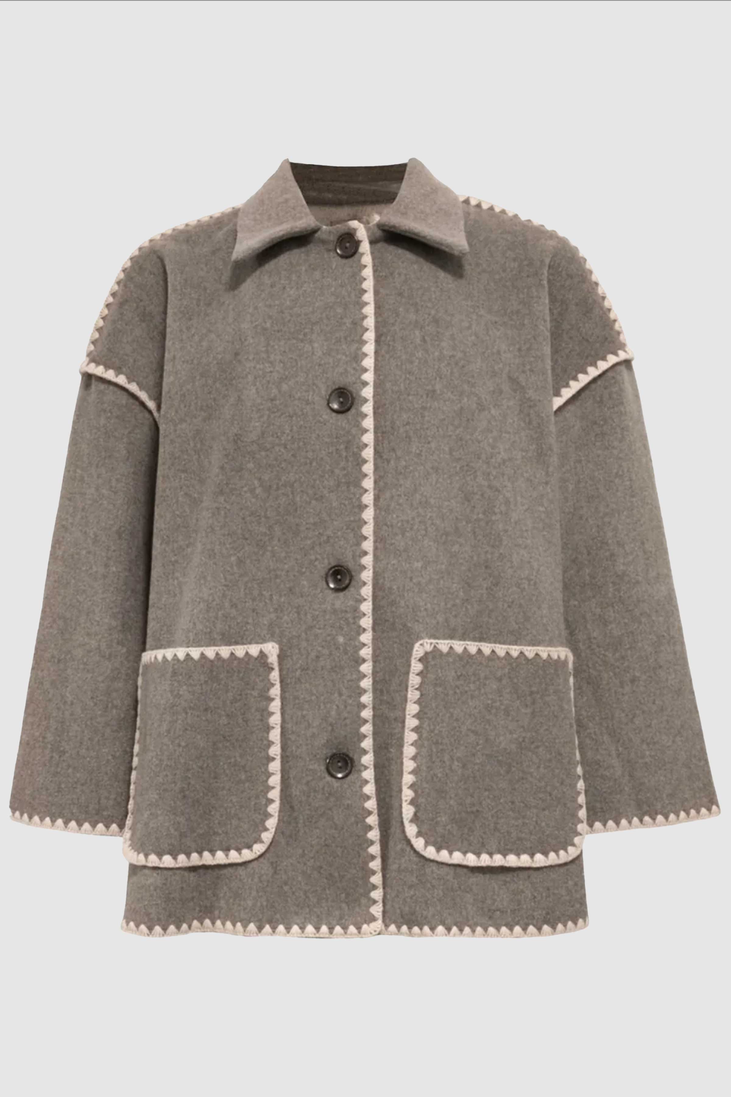 Tens Jacket in Dark Sand