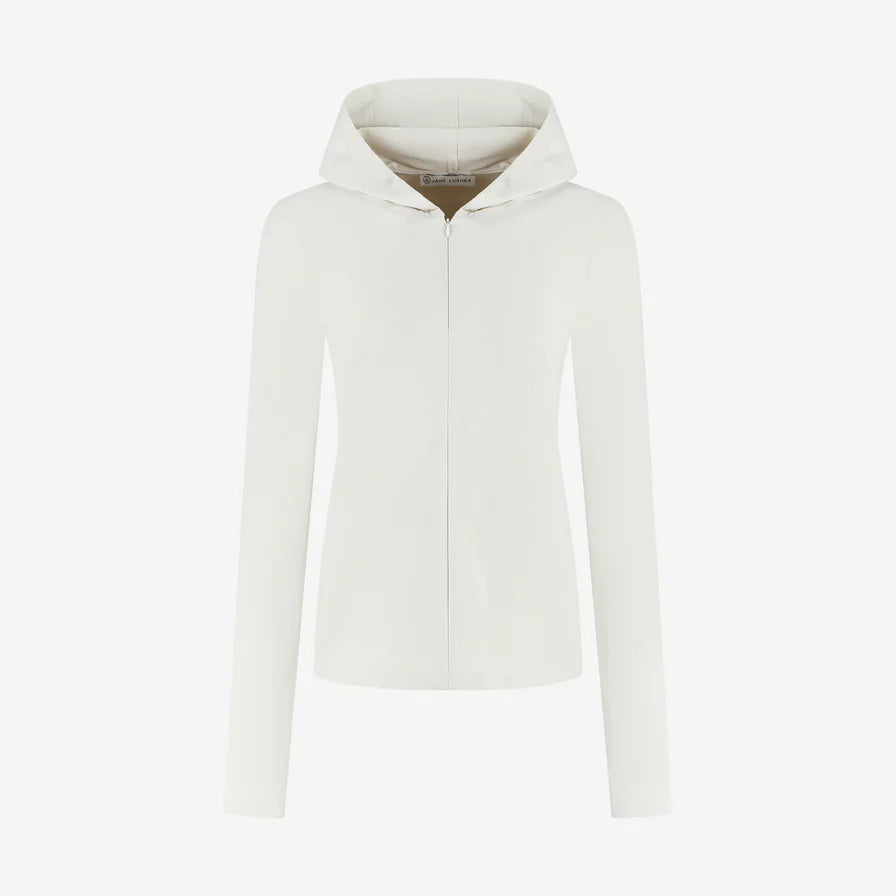 Melissa Jersey Top in Off White