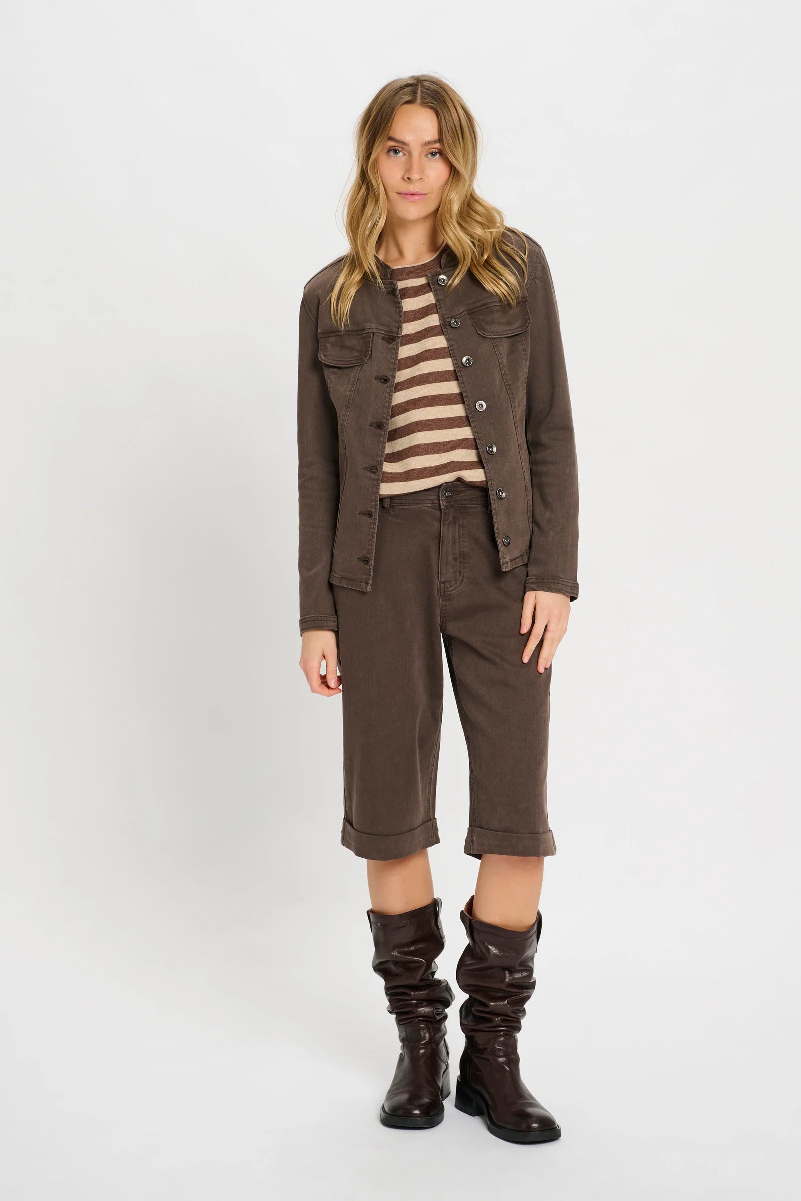 Uzo Jacket in Choco