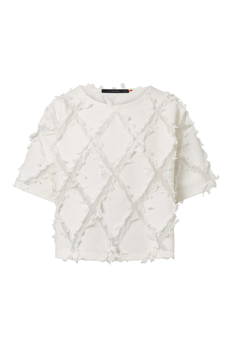 Hankey Top in Off White