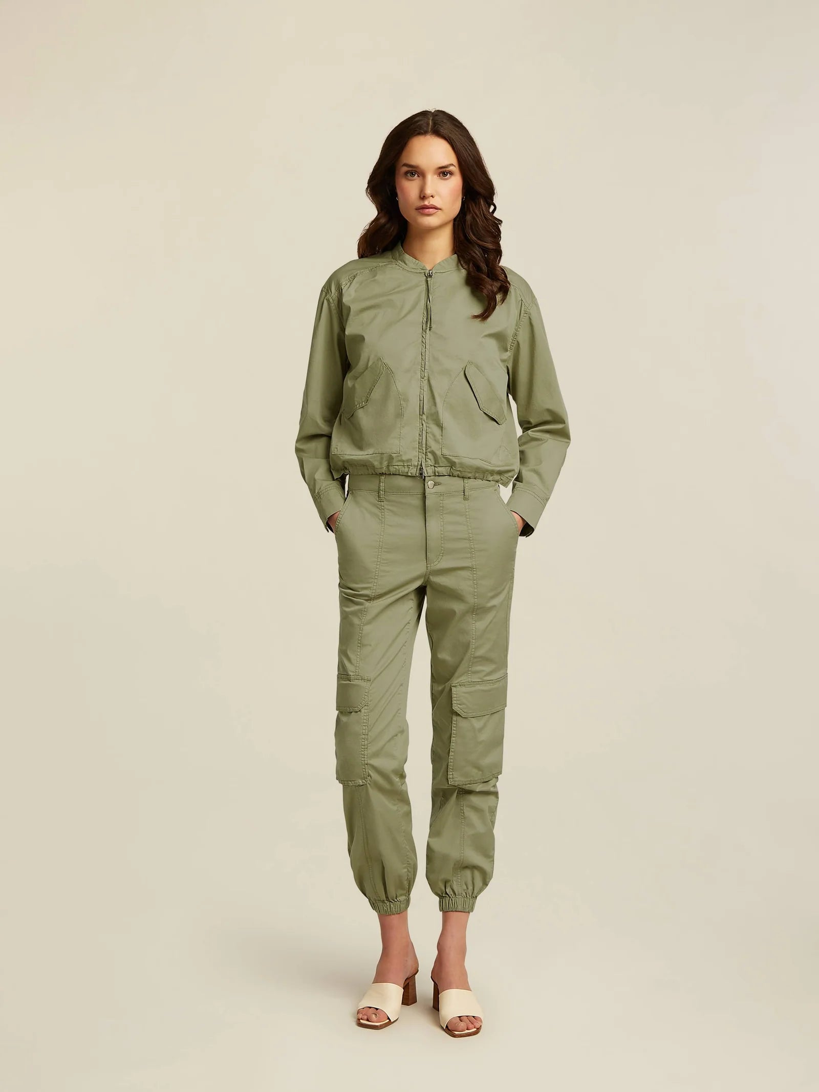 Willemijn Jacket in Khaki Green