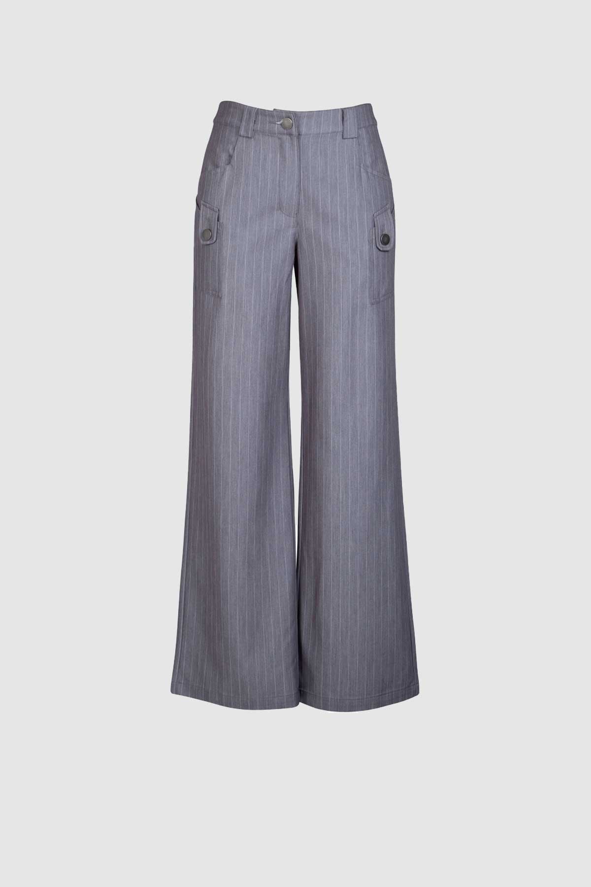 Yanna Baggy Trousers in Grey