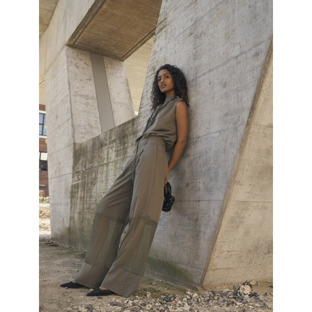 Yrja Trousers in Olive