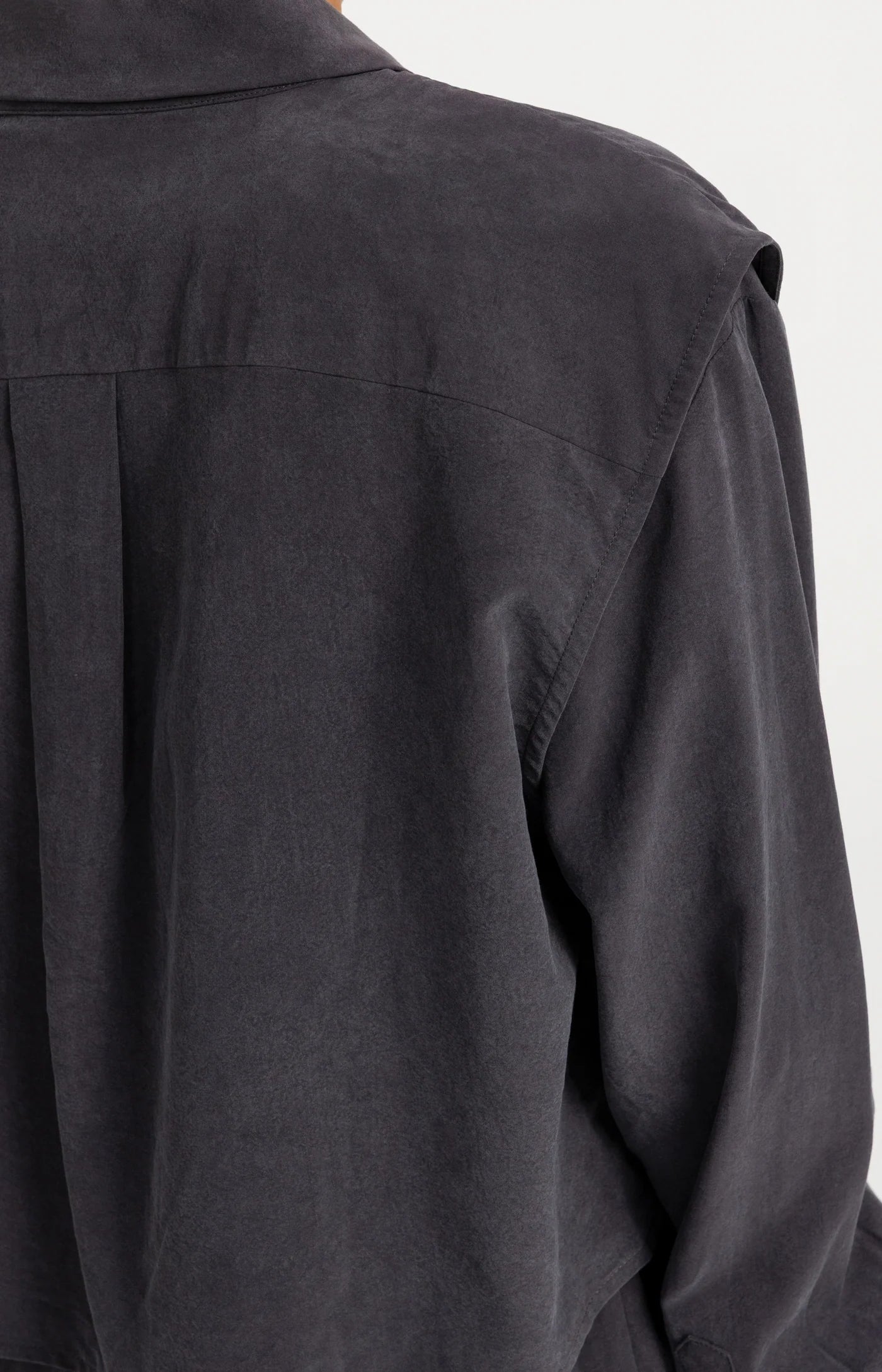 Shirt with Detachable Gilet in Hole Black