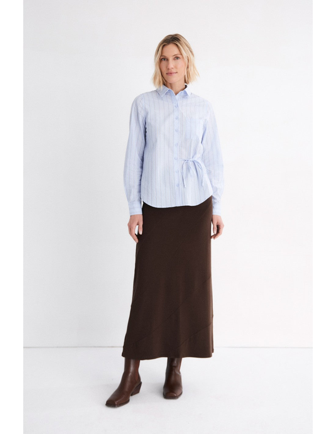 Cefiro Skirt in Chocolate