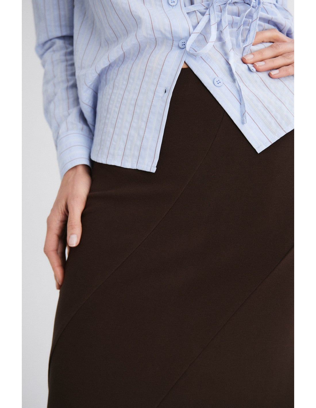 Cefiro Skirt in Chocolate