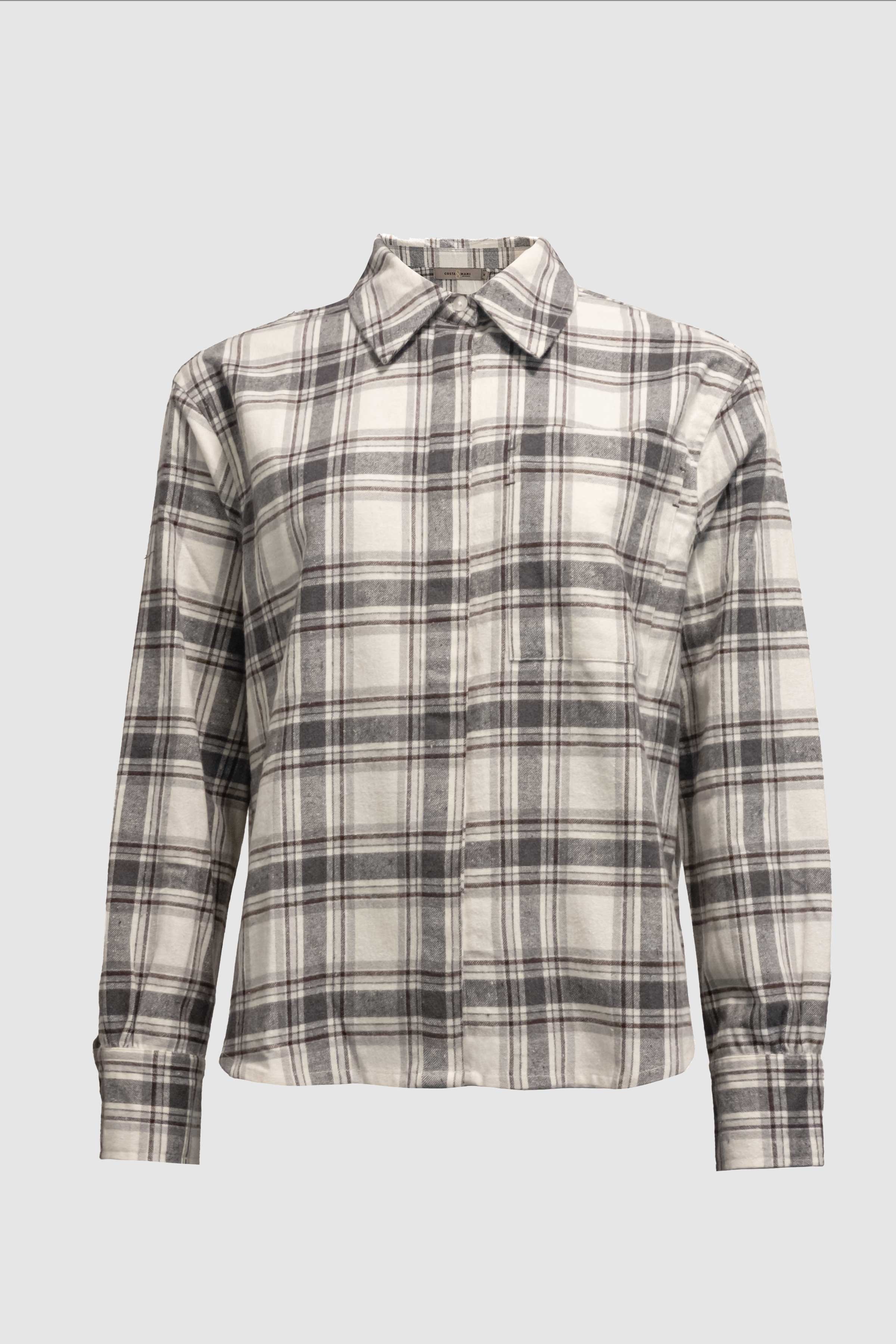 Check Shirt in Grey Check