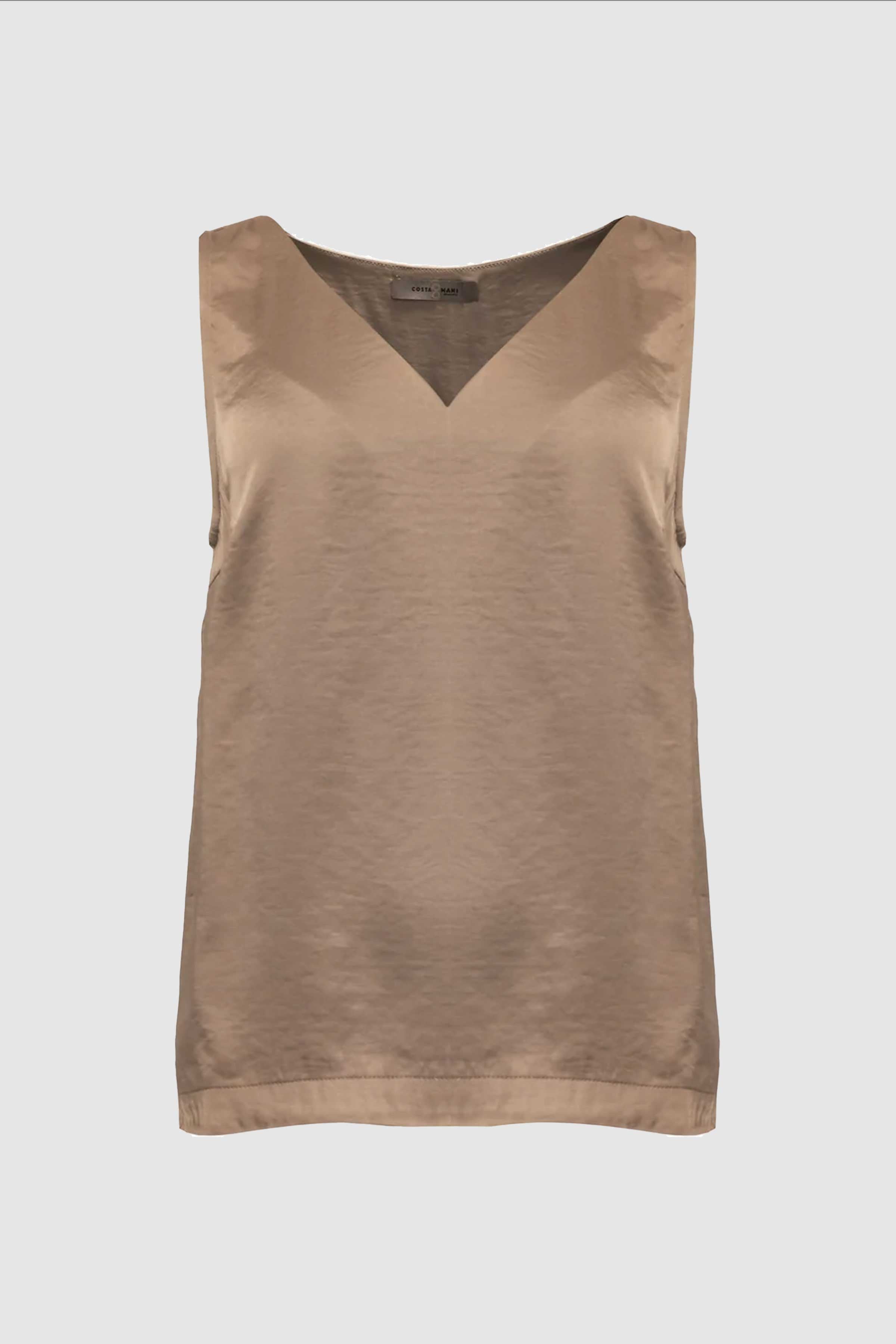 Clip Top in Dark Sand