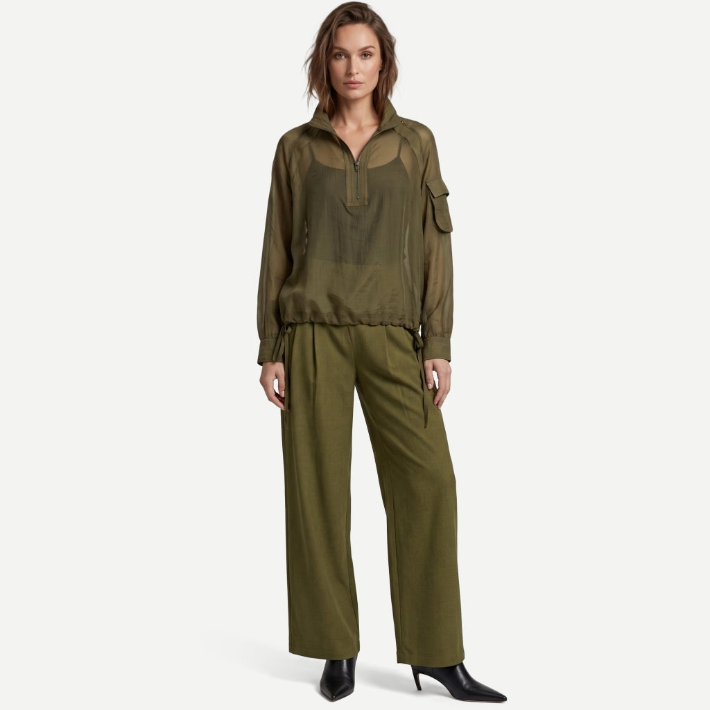 Edith Shirt in Moss