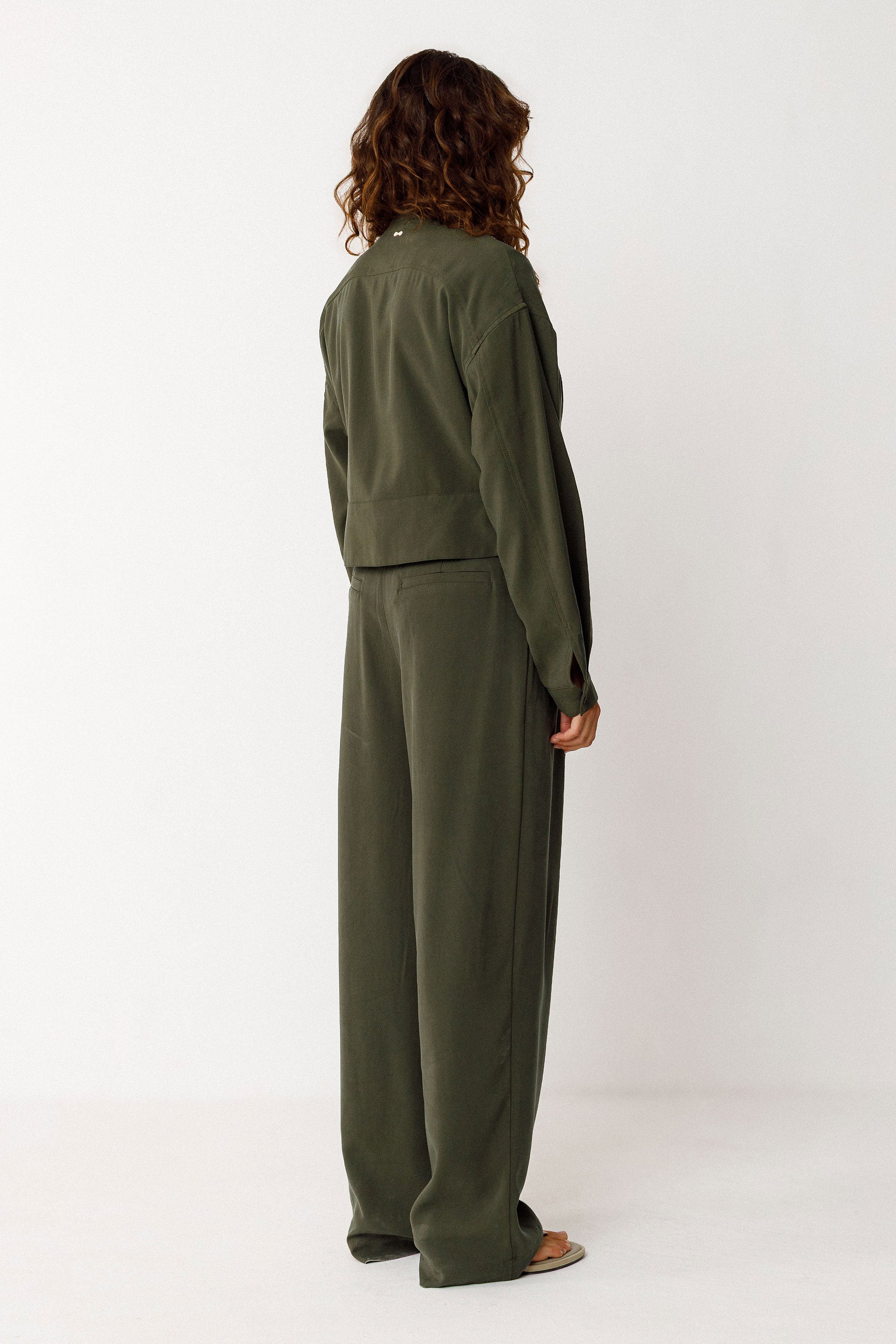 Elene Jacket in Bottle Green
