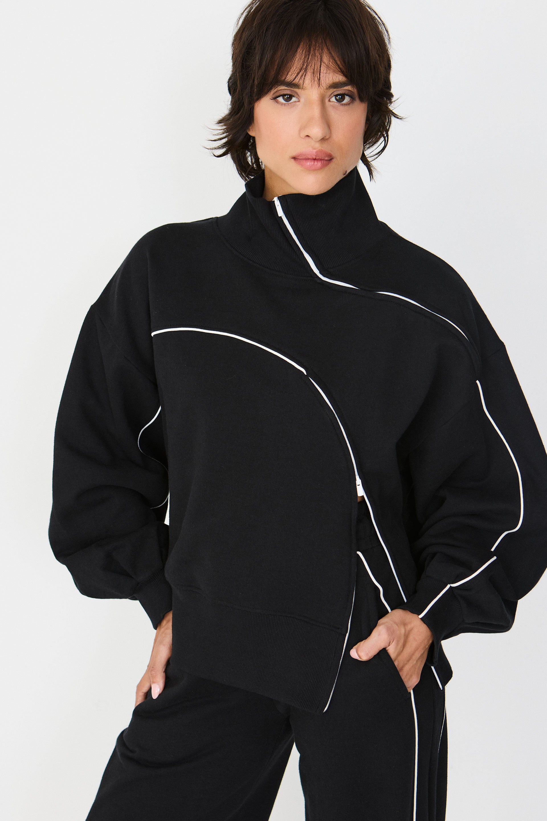Elisene-Gots Sweatshirt in Black