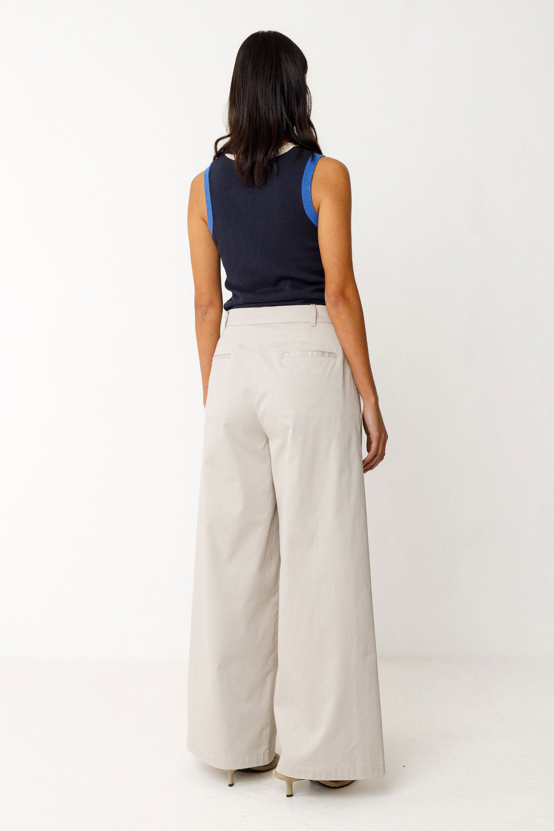 Ena Gots Trouser in Beige