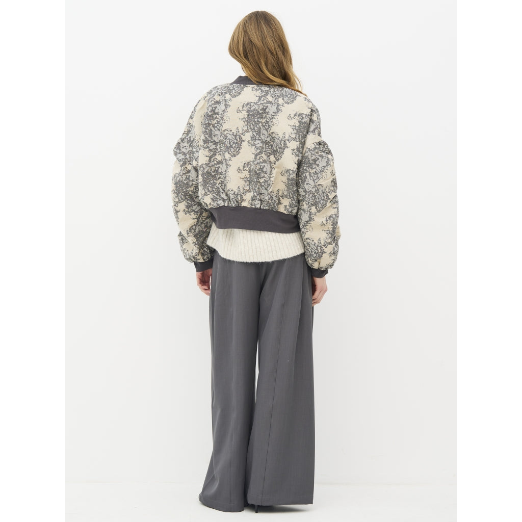 Esther Bomber Jacket in Grey mix