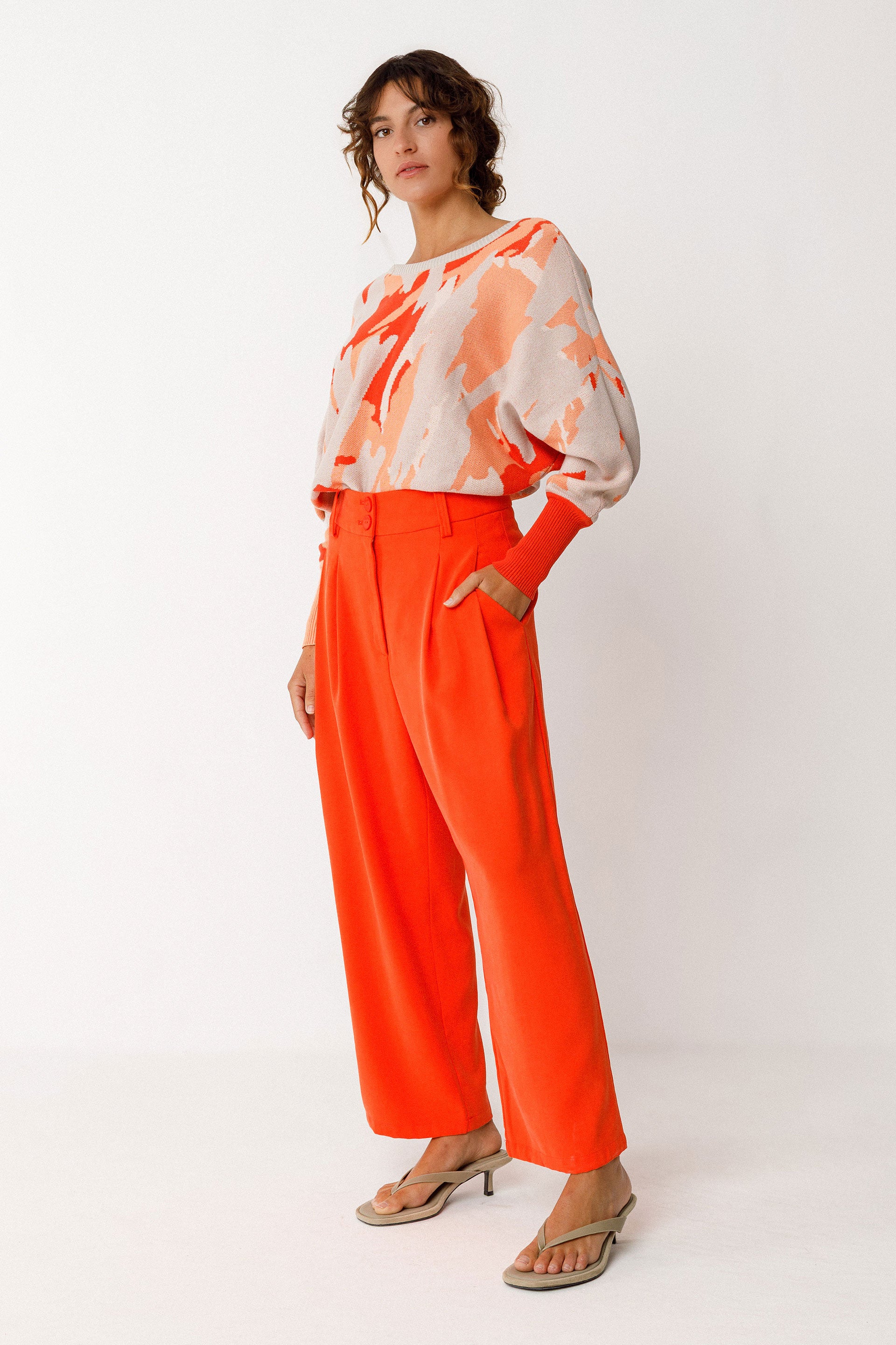 Esti Trouser in Orange