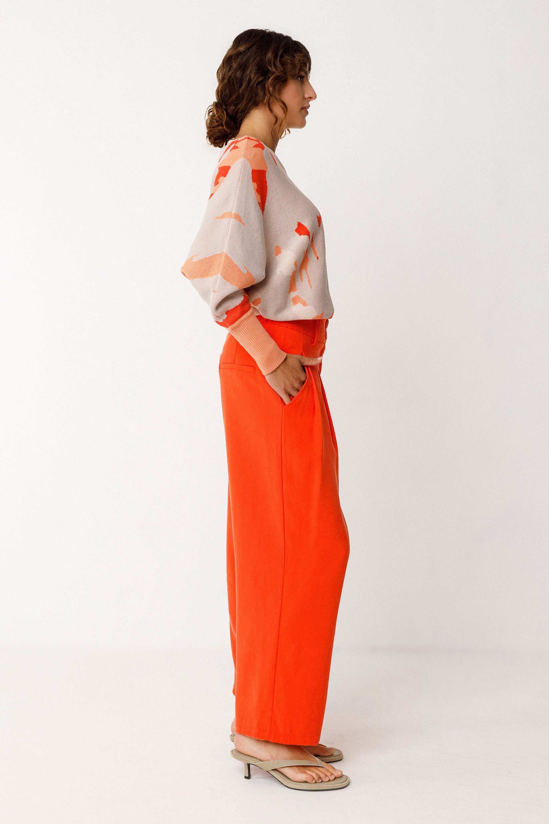 Esti Trouser in Orange