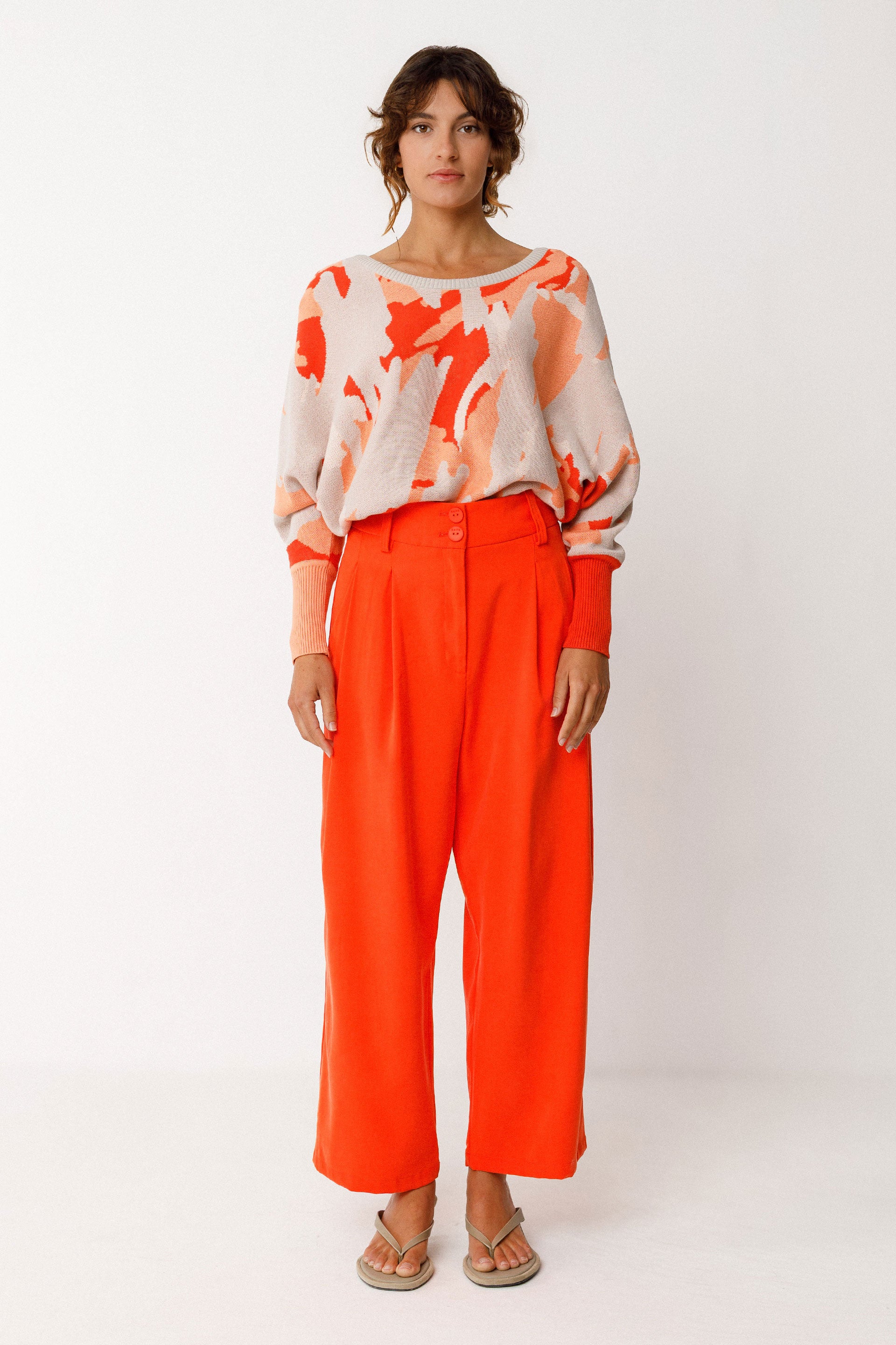 Esti Trouser in Orange