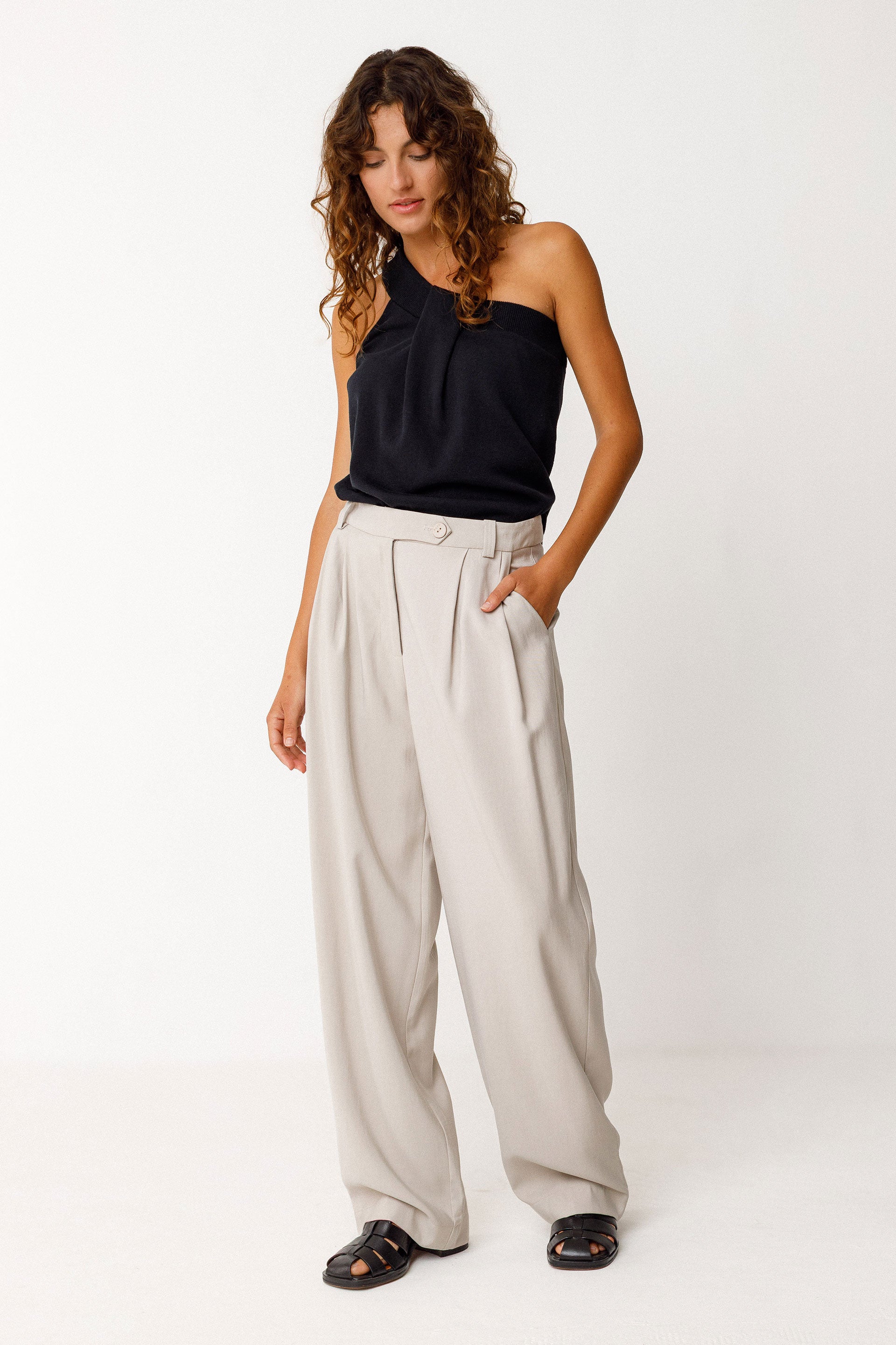 Haide Trouser in Beige