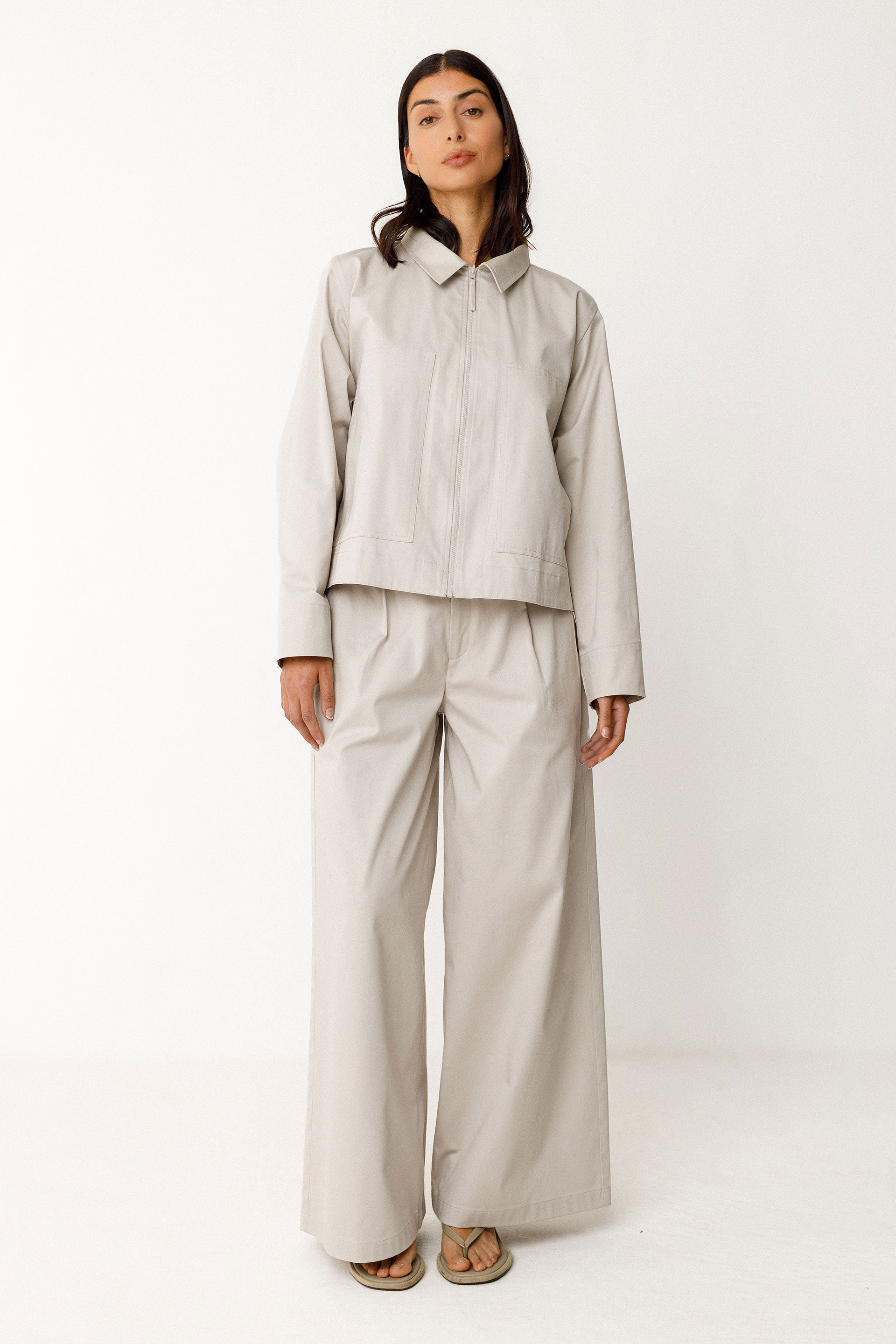 Haltsu-Gots Jacket in Beige