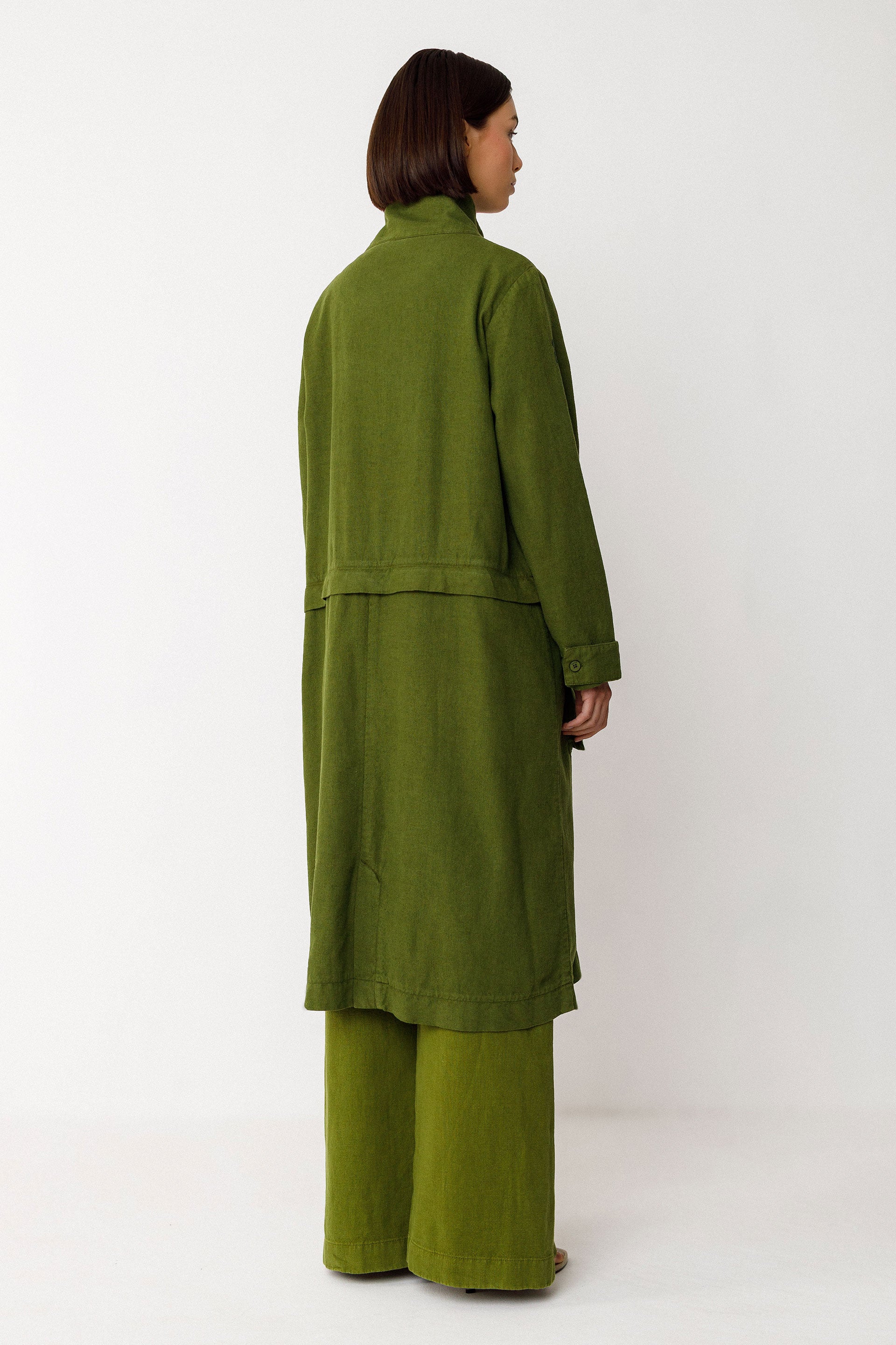 Helena '2 in 1' Jacket in Dark Green