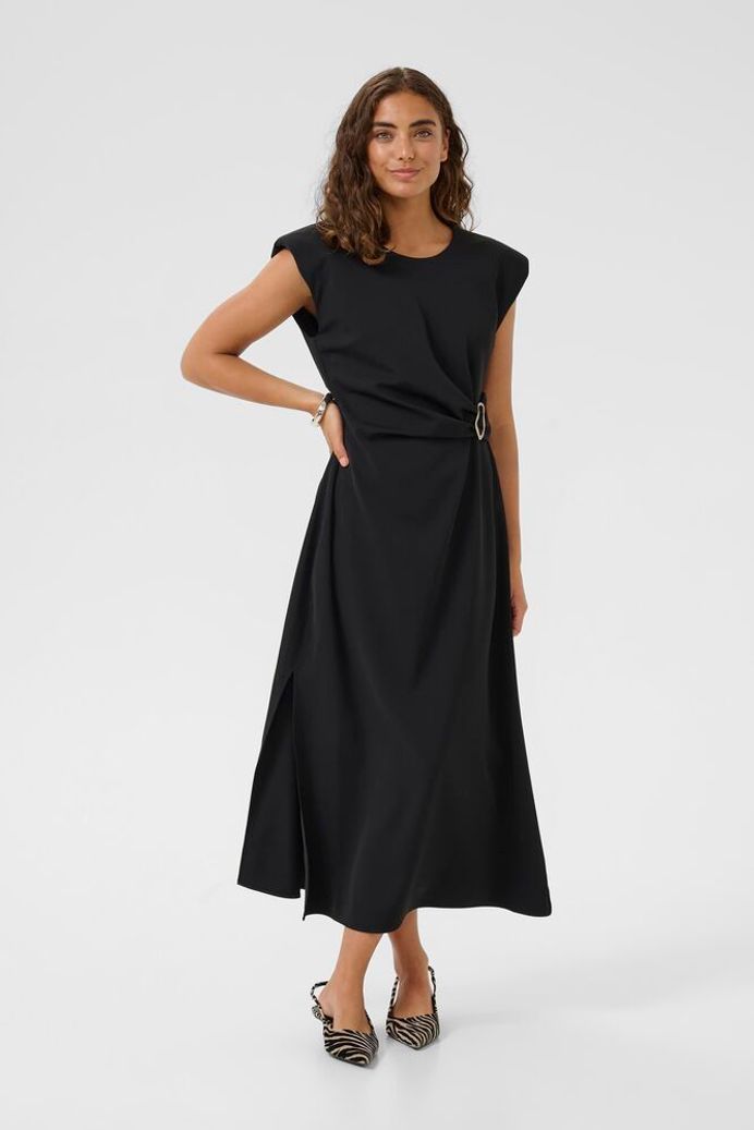 Slinky Aram Dress in Black