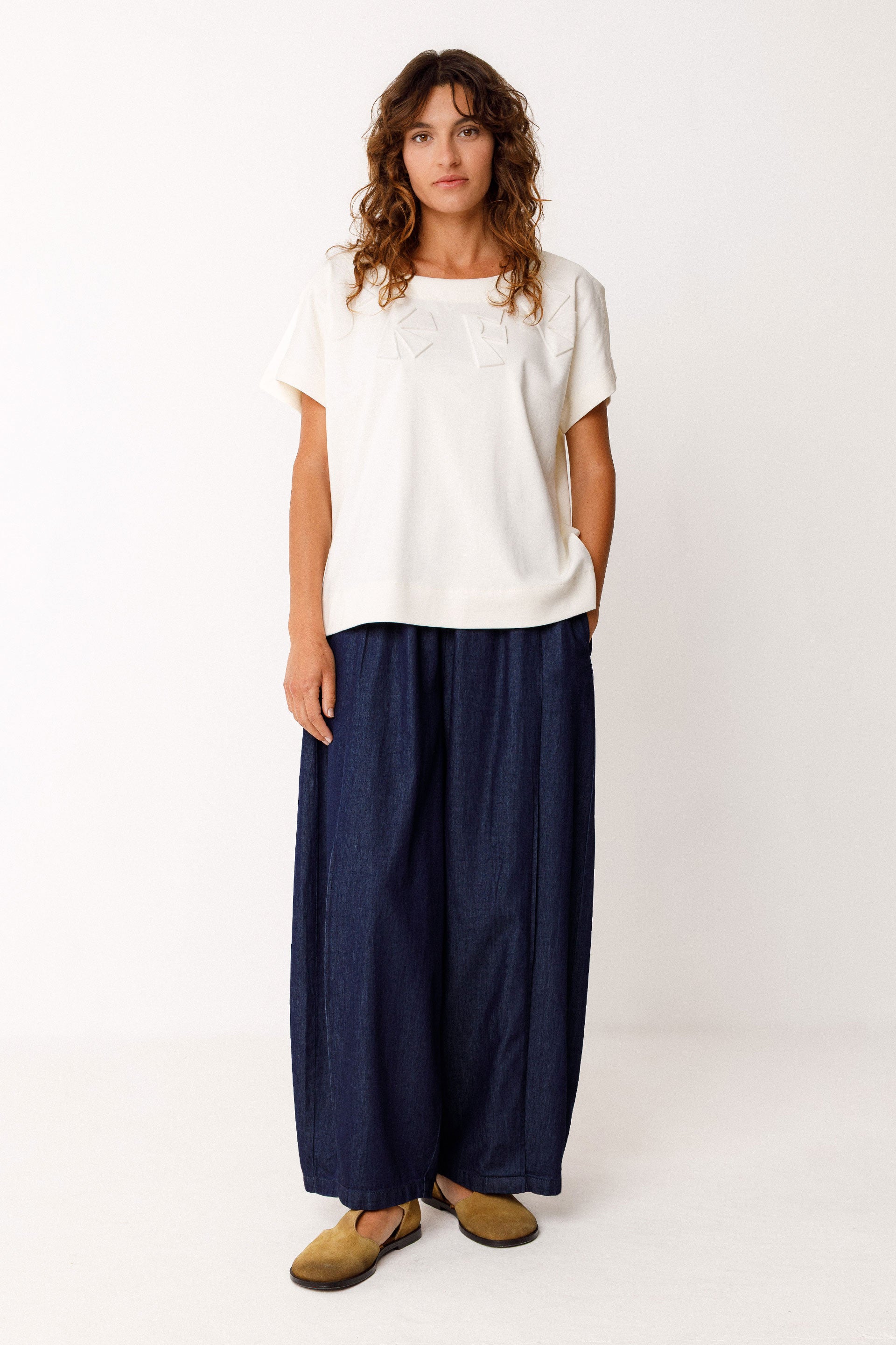 Iride Gots T-Shirt in Cream