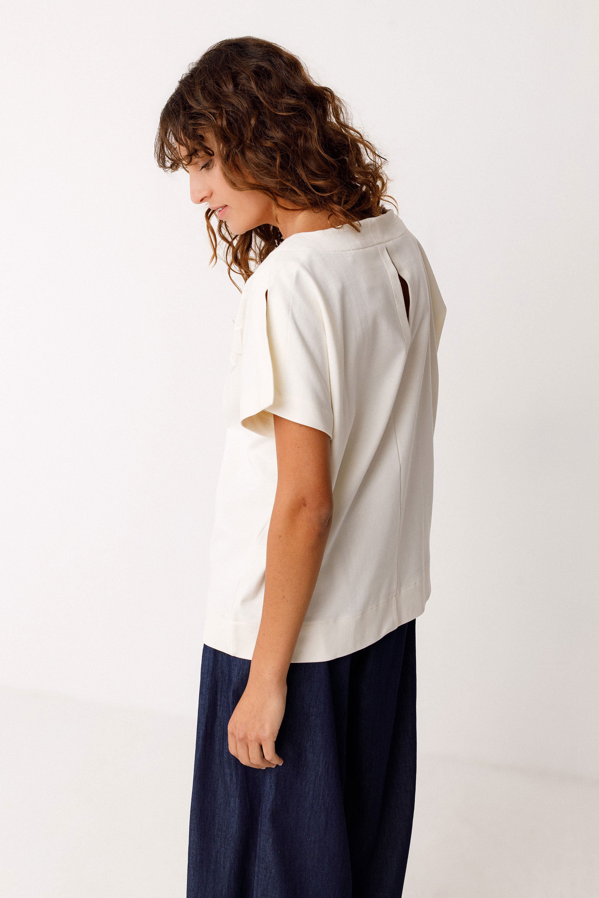 Iride Gots T-Shirt in Cream