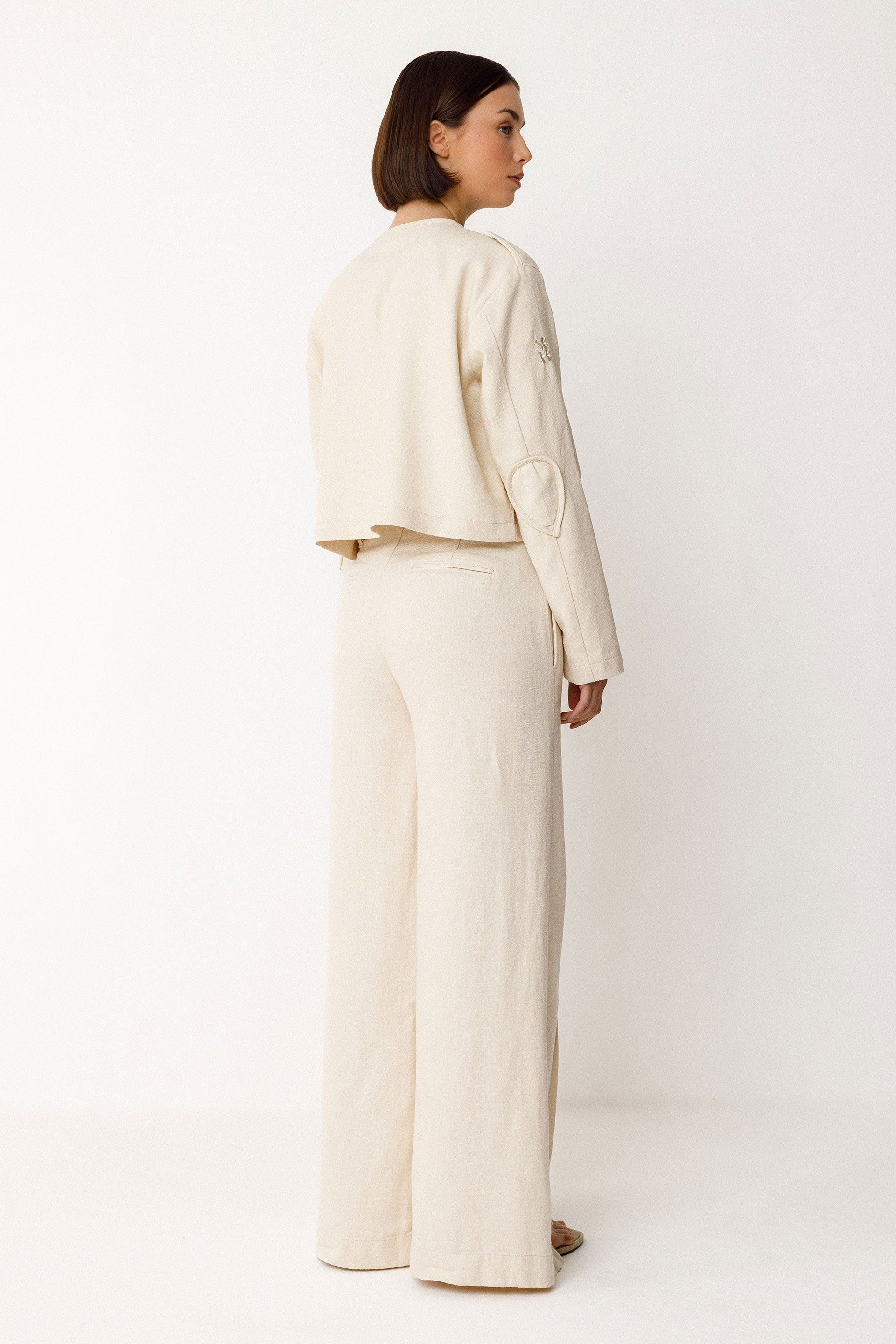 June Jacket in Ivory