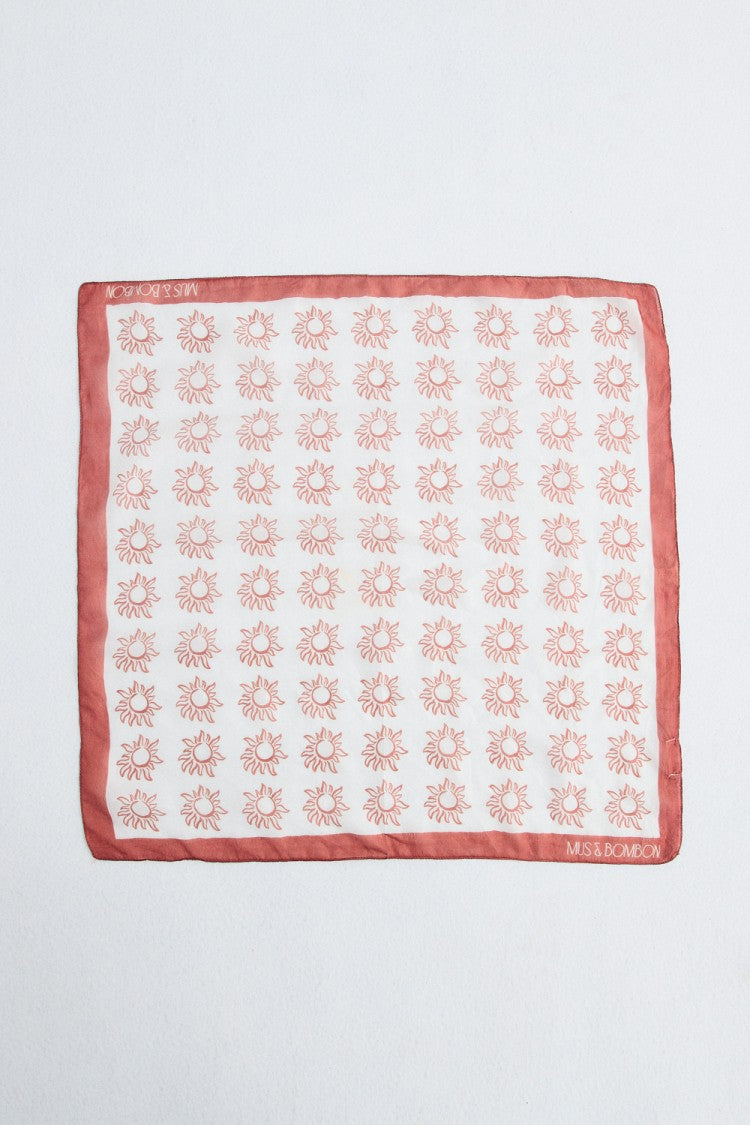Kinic Silk Scarf in Roof Tile