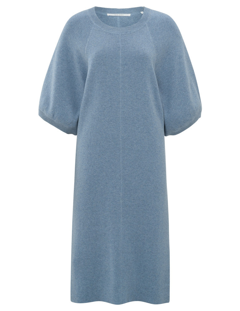 Knitted Dress in Infinity Blue