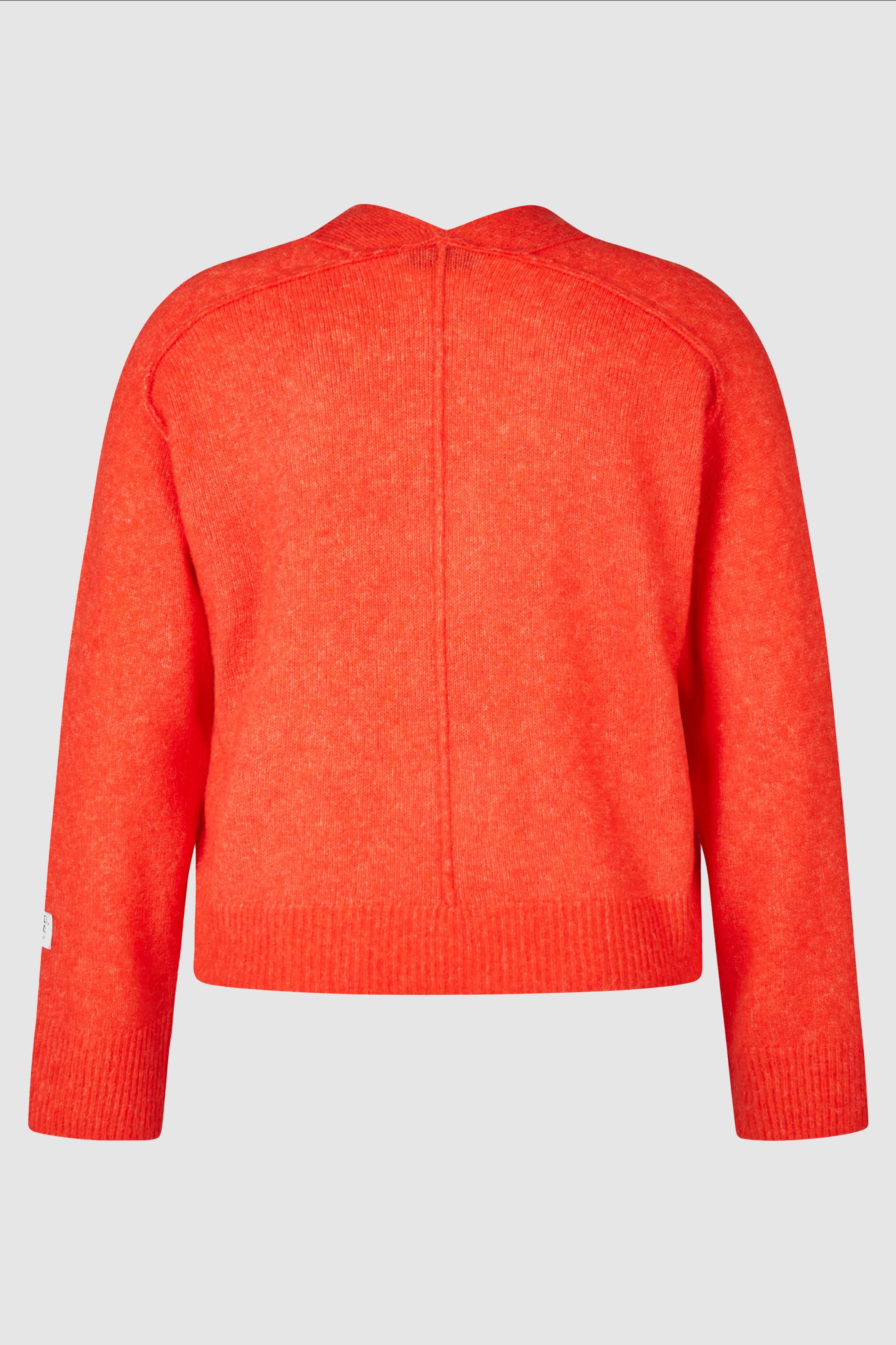 Round Neck Cardigan in Paprika