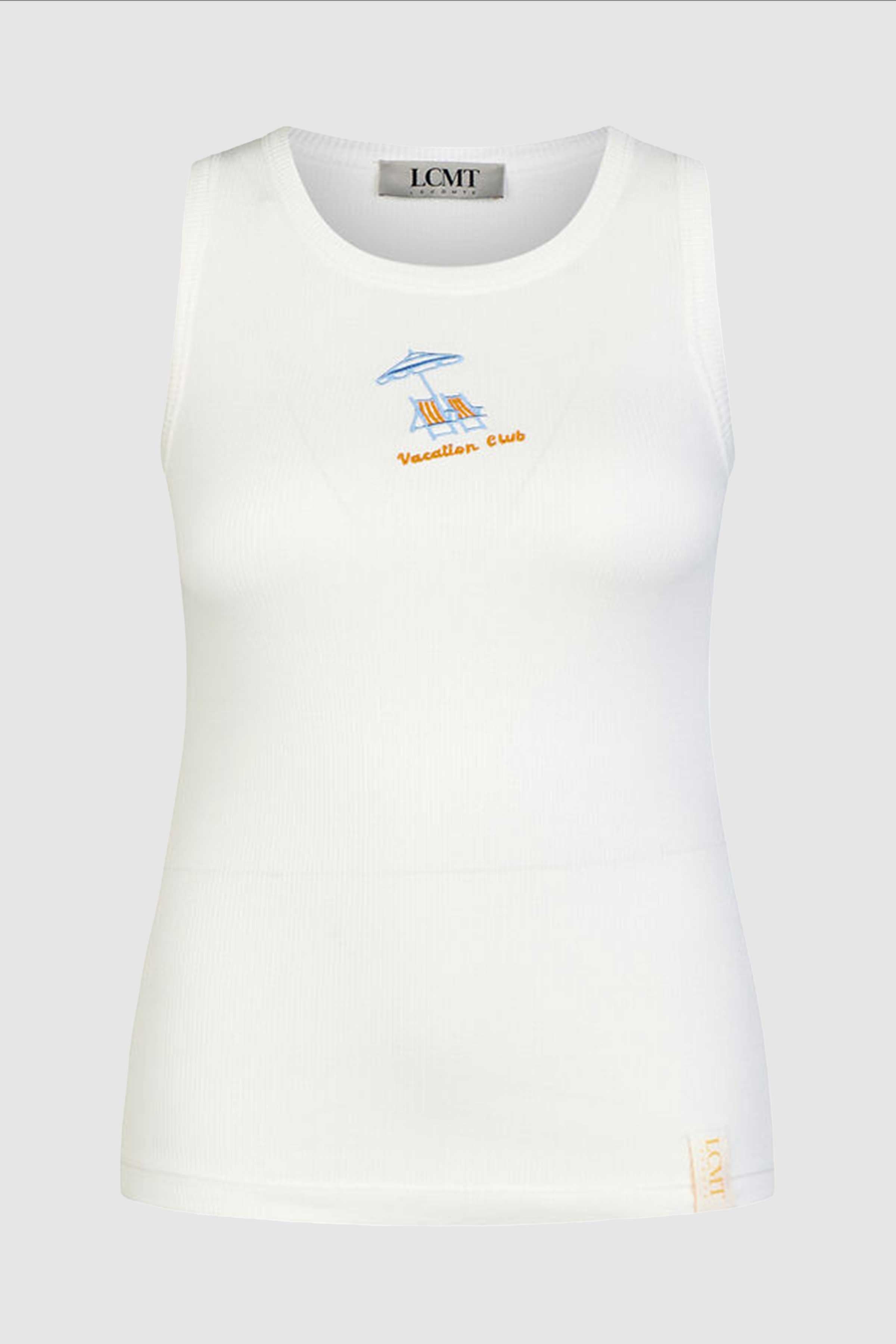 Vacation Club Tank Top in Natural