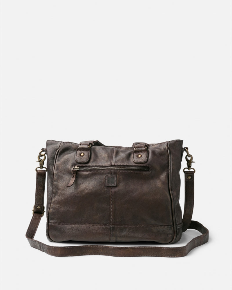 Keo Shoulder Bag in Dark Brown