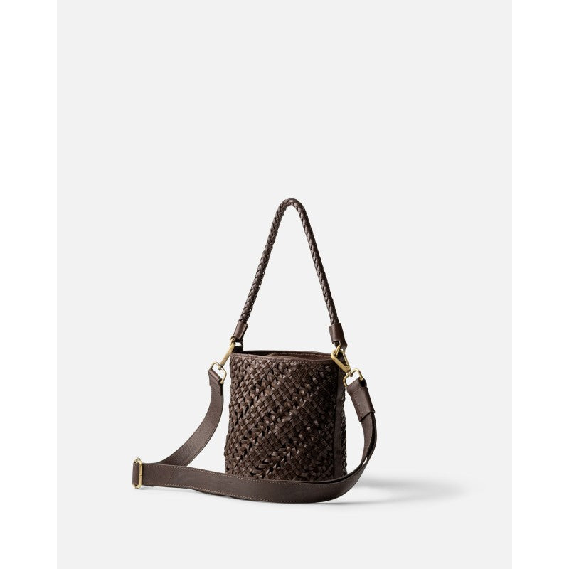Selma Shoulder Bag in Dark Brown
