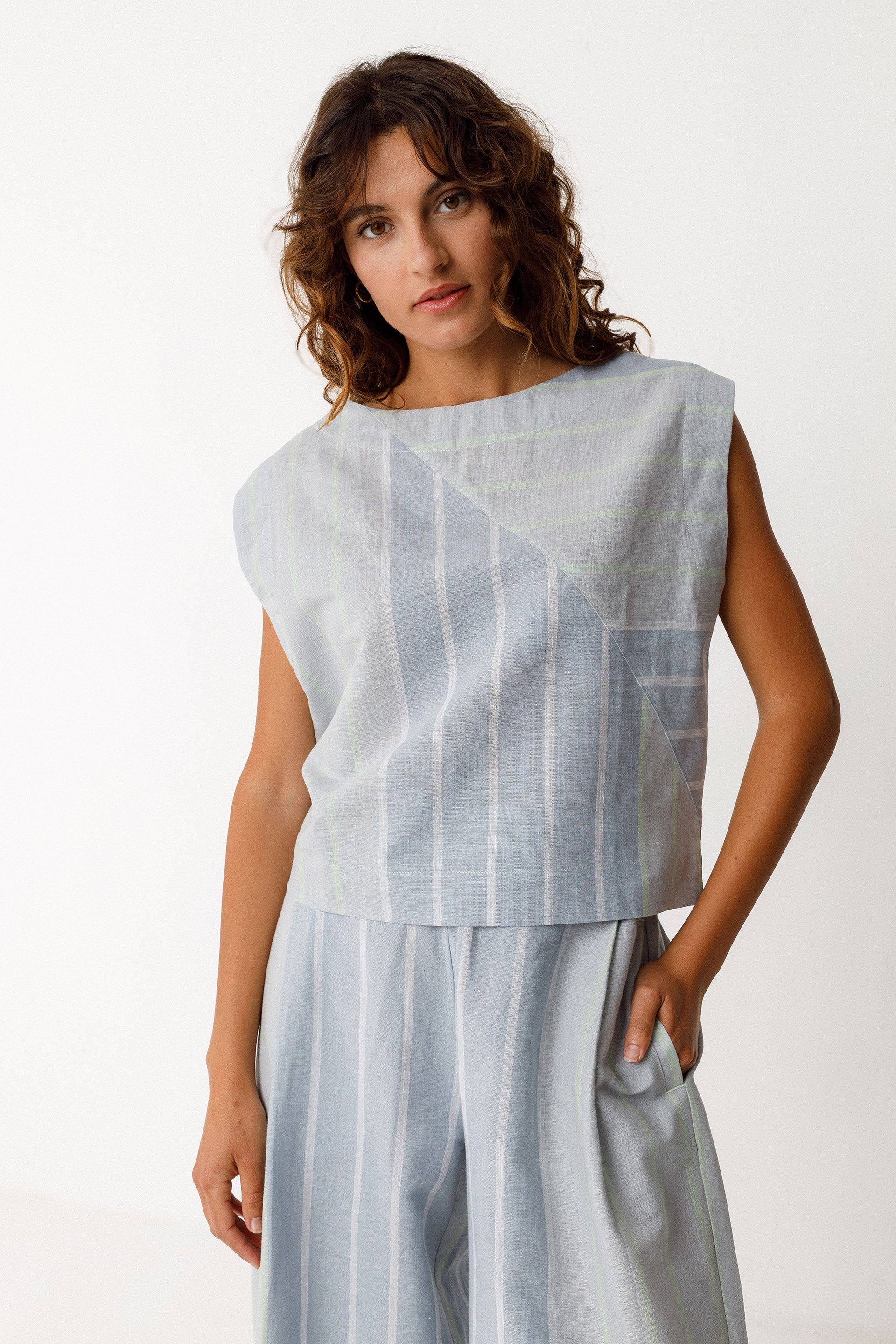 Lesia Shirt in Stripes