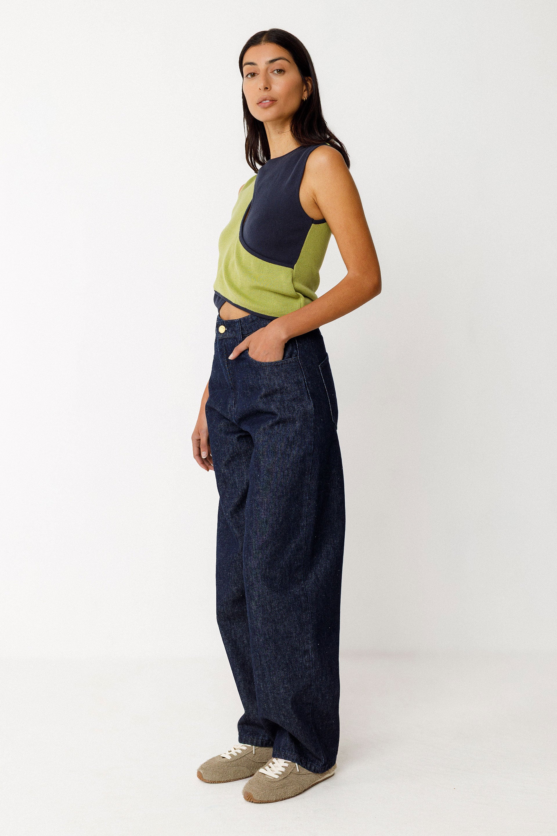 Miren Jeans in Deep Denim