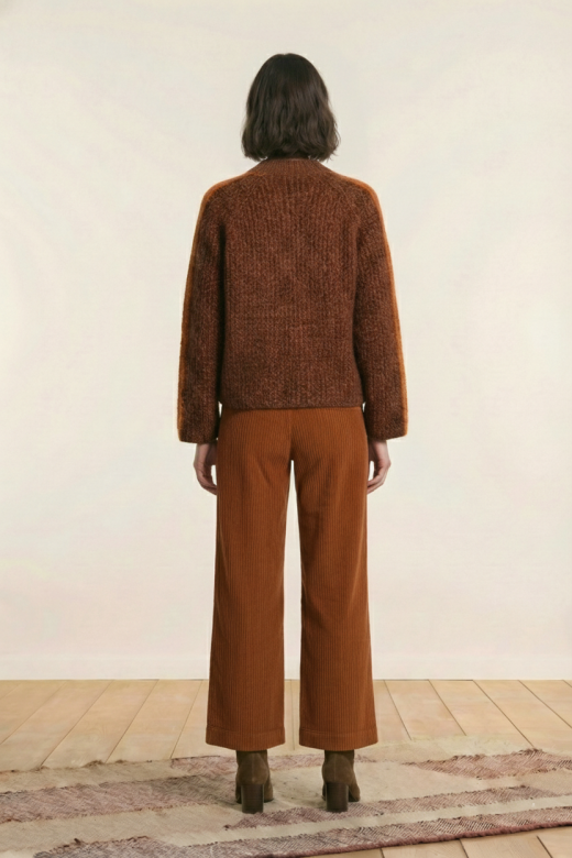 Garbo Jumper in Curcuma/Orange