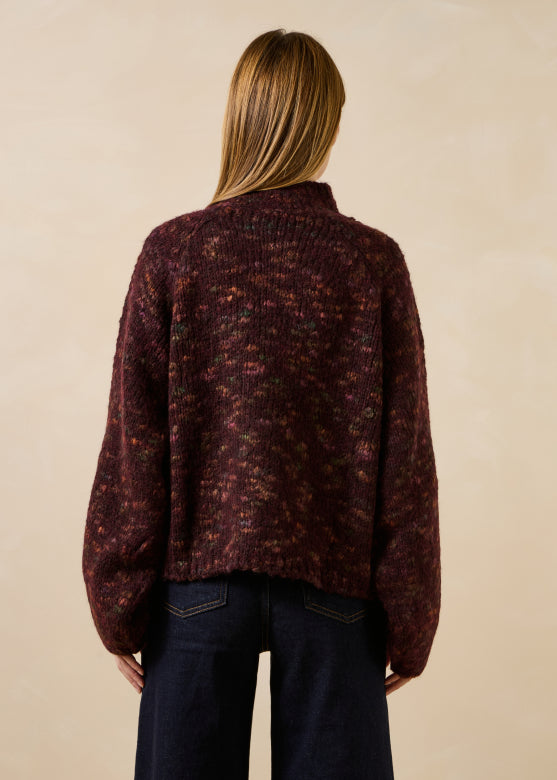 Grigio Knit in Burgundy