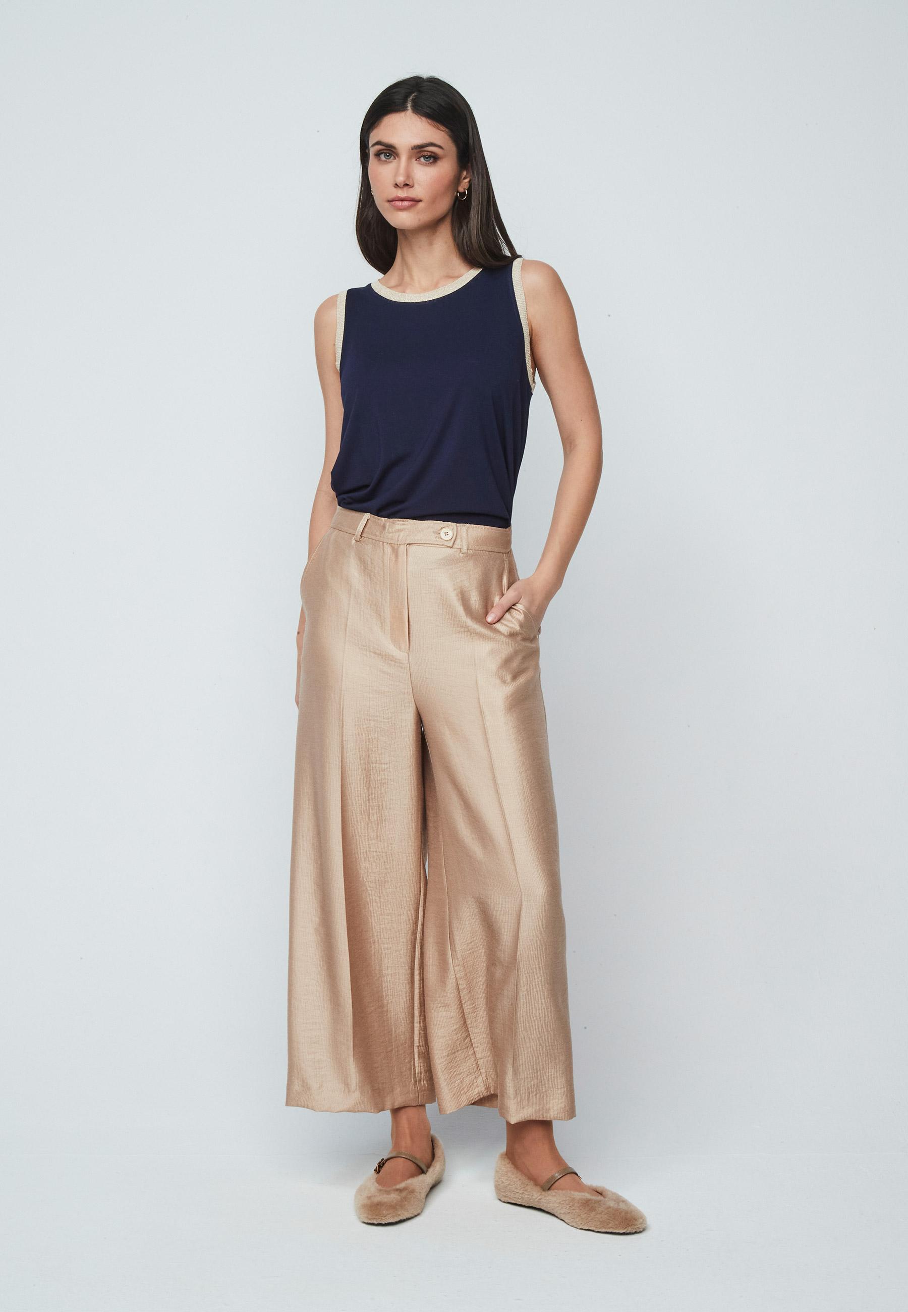 Rilia Trouser in Gold