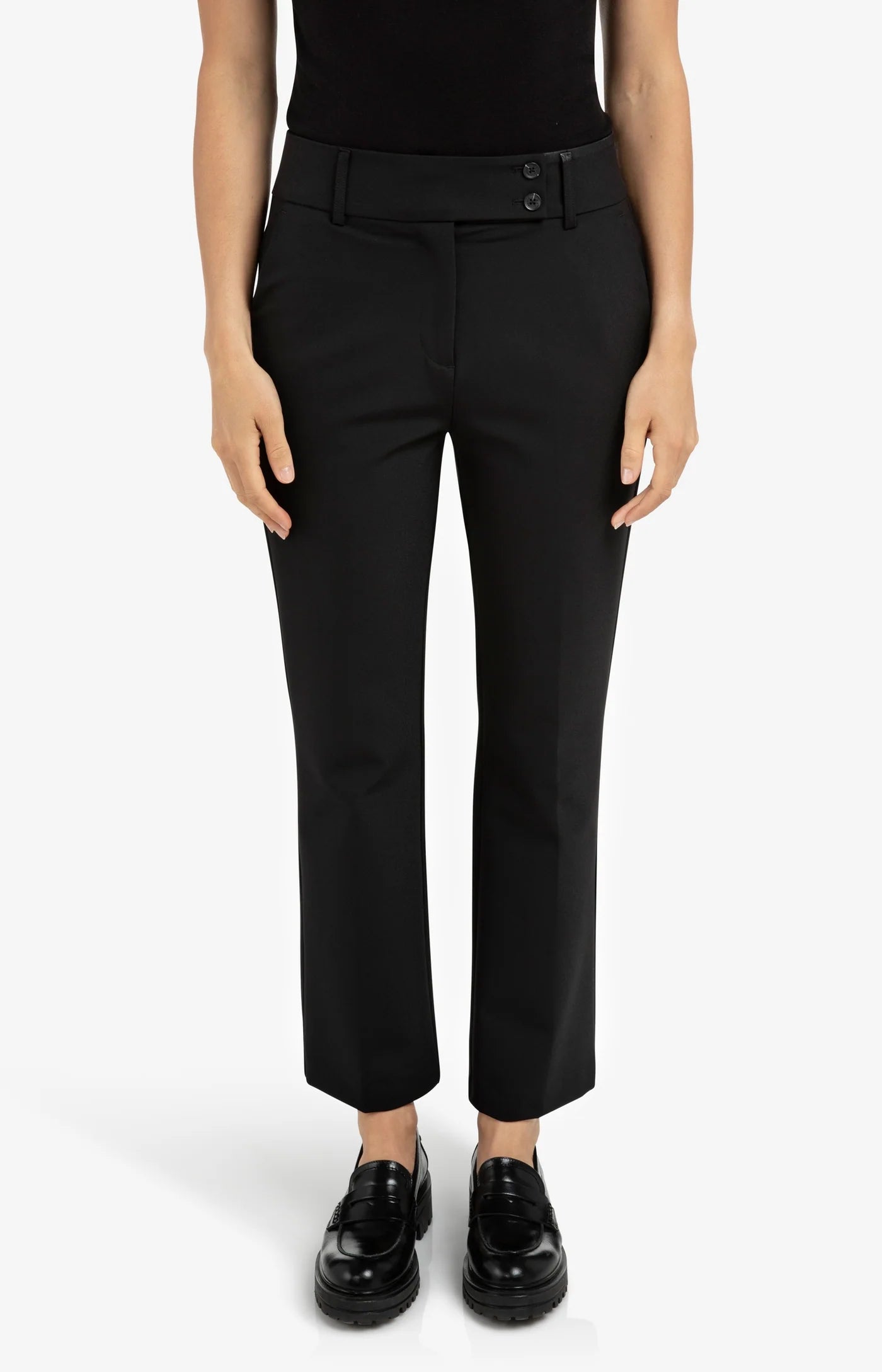 Scuba Straight Fit Trouser in Black