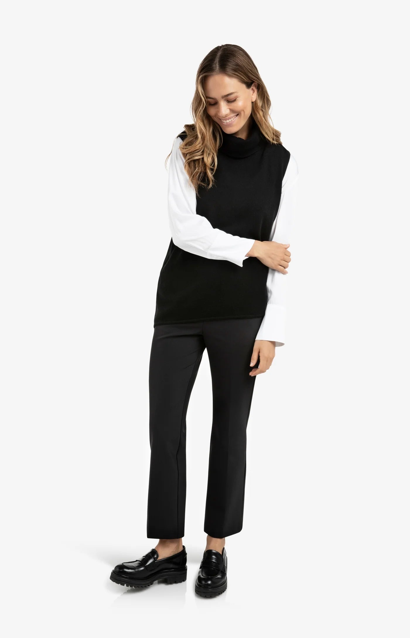 Scuba Straight Fit Trouser in Black