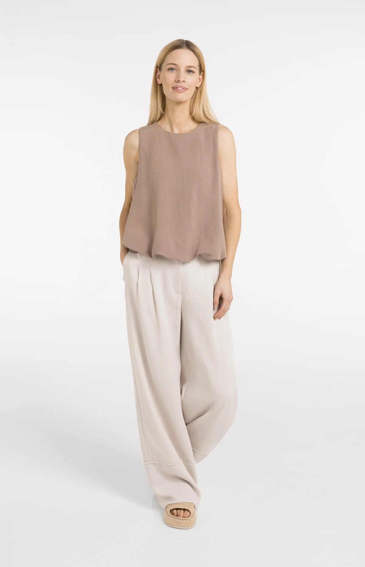 Balloon Top in Brownie Brown